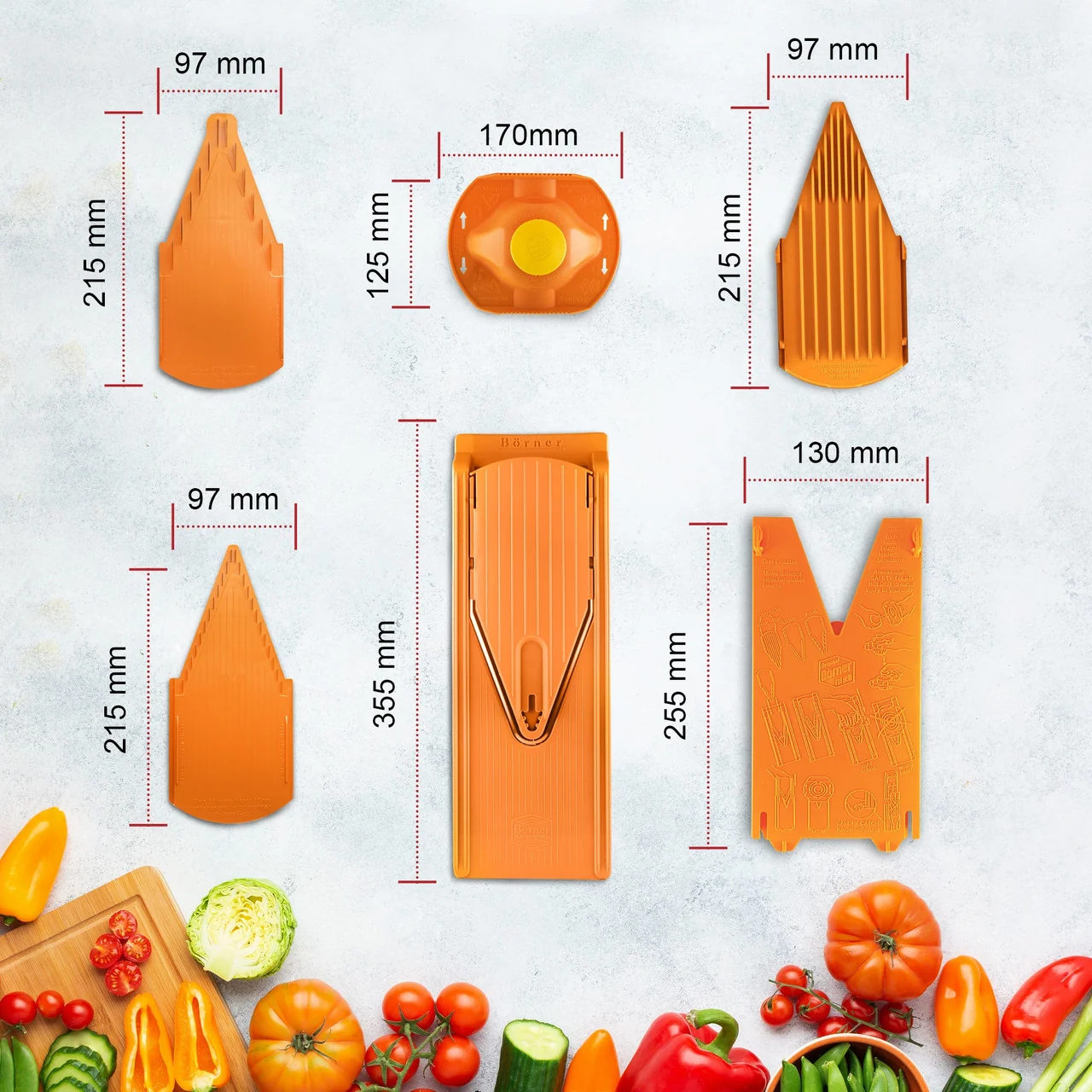 BÖRNER GERMANY V3 TrendLine Starter Set Orange (Boxed) - Image 6