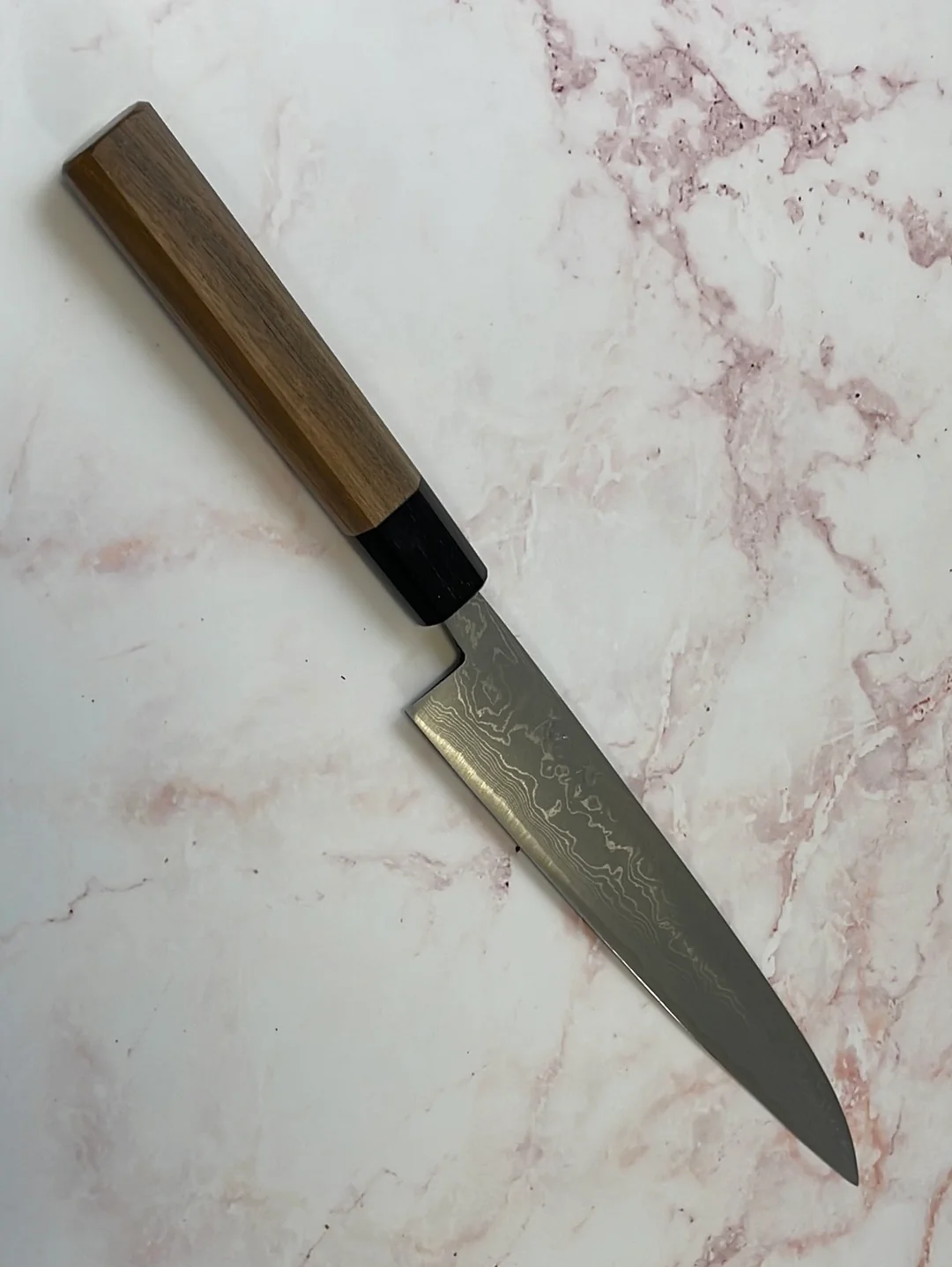 Yoshimune Yanagiba 210 mm(8.3 in) Aogami(Blue) No.2 Damascus (33 layers) Double-Bevel - Image 11