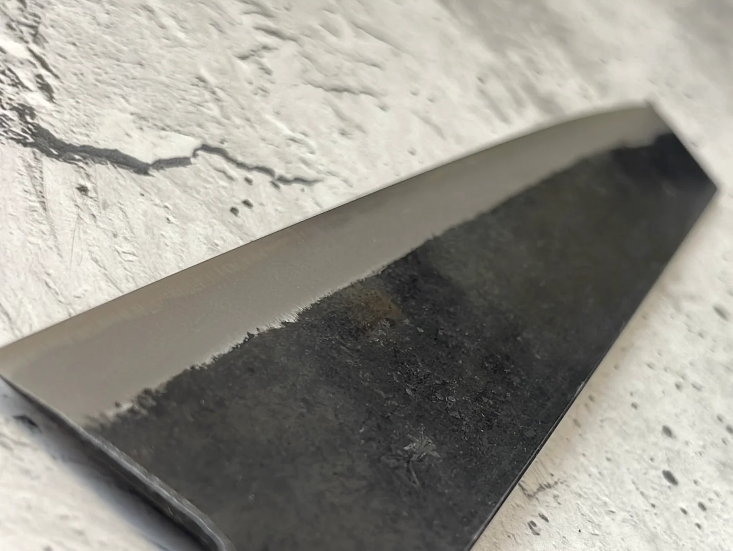 Yoshimune Kiritsuke Kurouchi 240 mm (9.4 in) Aogami (Blue) #2 Double-Bevel - Image 16