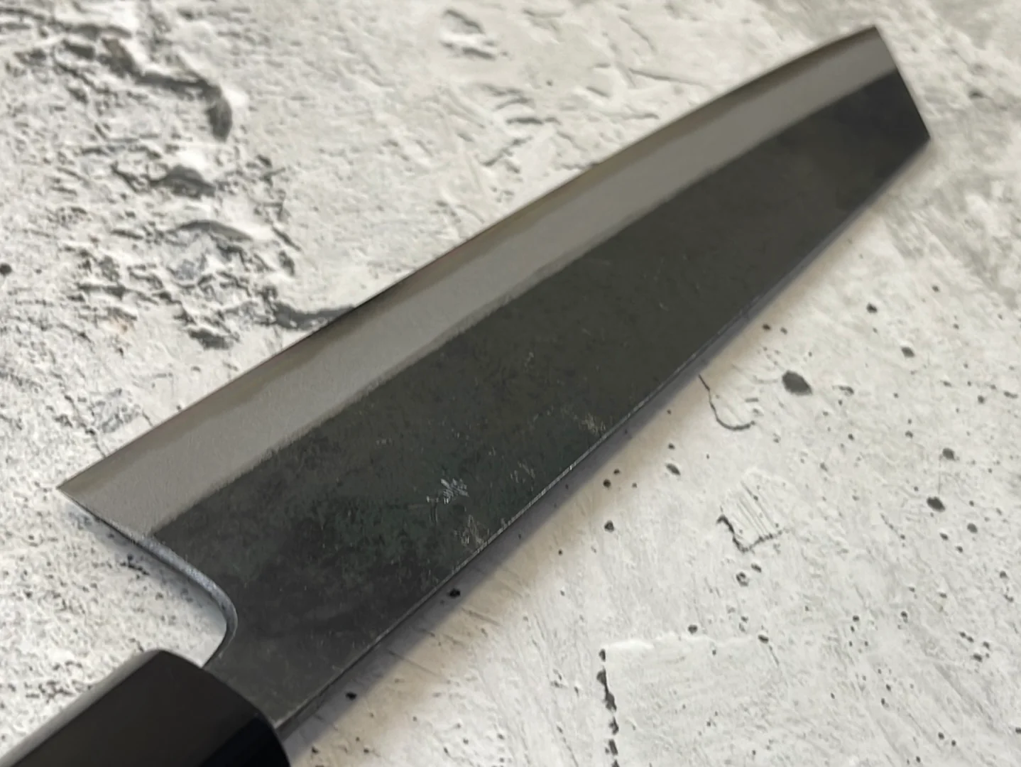 Yoshimune Kiritsuke Kurouchi 210 mm (8.3 in) Aogami (Blue) #2 Double-Bevel - Image 16