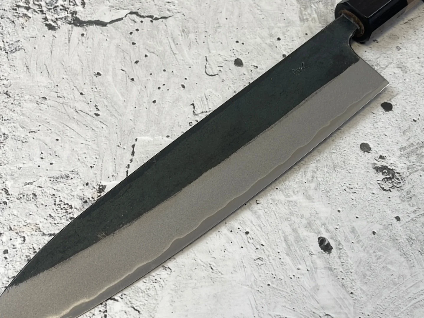 Yoshimune Gyuto Kurouchi 210 mm (8.3 in) Aogami (Blue) #2 Double-Bevel - Image 14