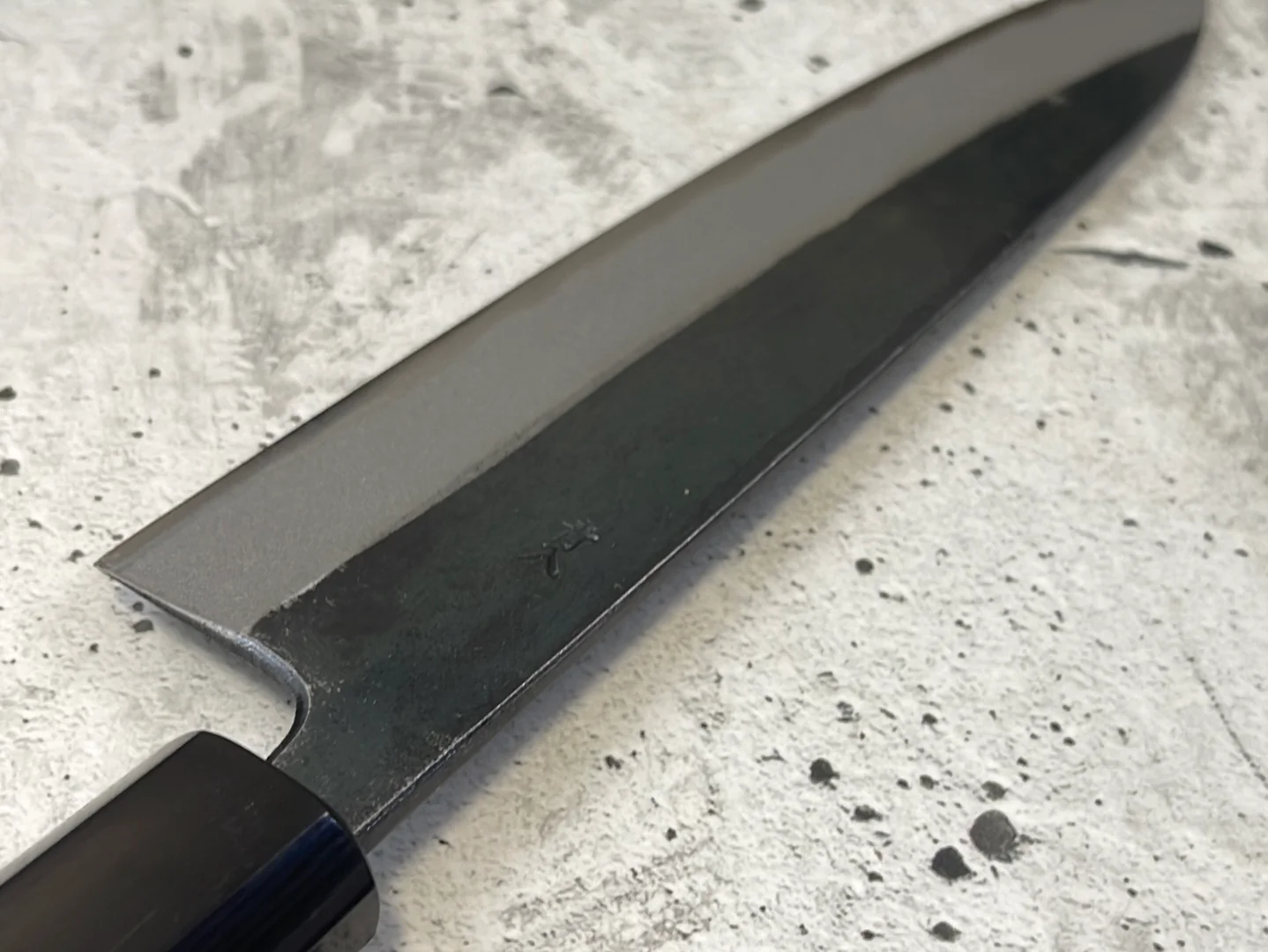 Yoshimune Gyuto Kurouchi 210 mm (8.3 in) Aogami (Blue) #2 Double-Bevel - Image 17