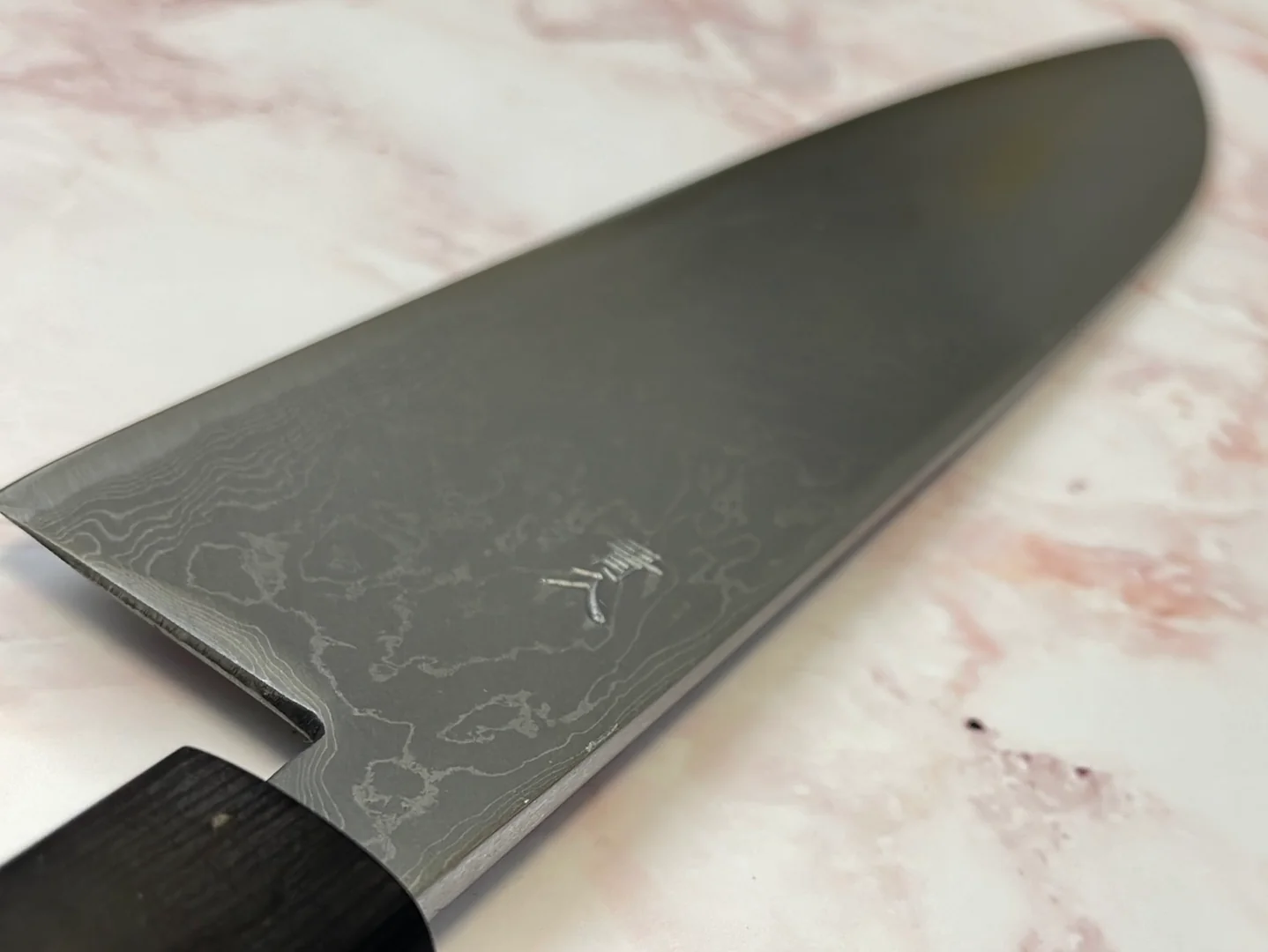 Yoshimune Gyuto 210 mm (8.3 in) Aogami (Blue) #2 Damascus (33 layers) Double-Bevel - Image 11