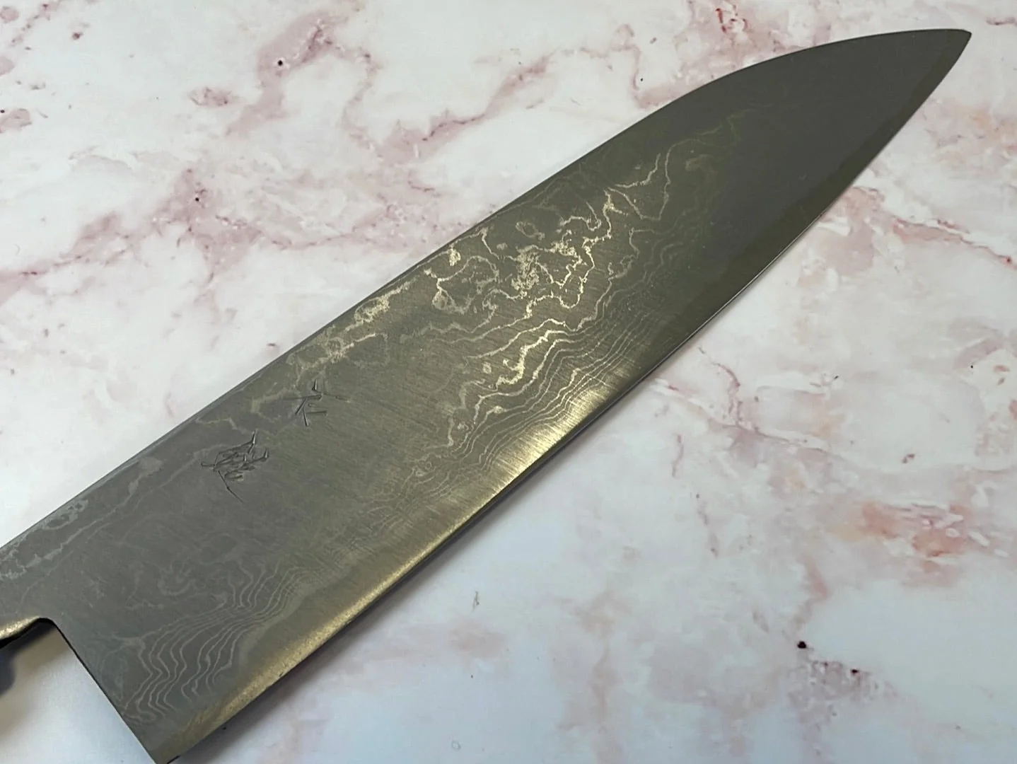 Yoshimune Gyuto 210 mm (8.3 in) Aogami (Blue) #2 Damascus (33 layers) Double-Bevel - Image 14