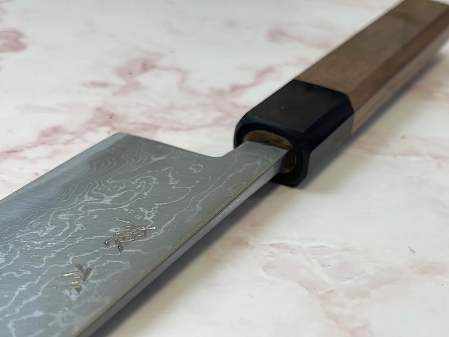 Yoshimune Gyuto 210 mm (8.3 in) Aogami (Blue) #2 Damascus (33 layers) Double-Bevel - Image 16