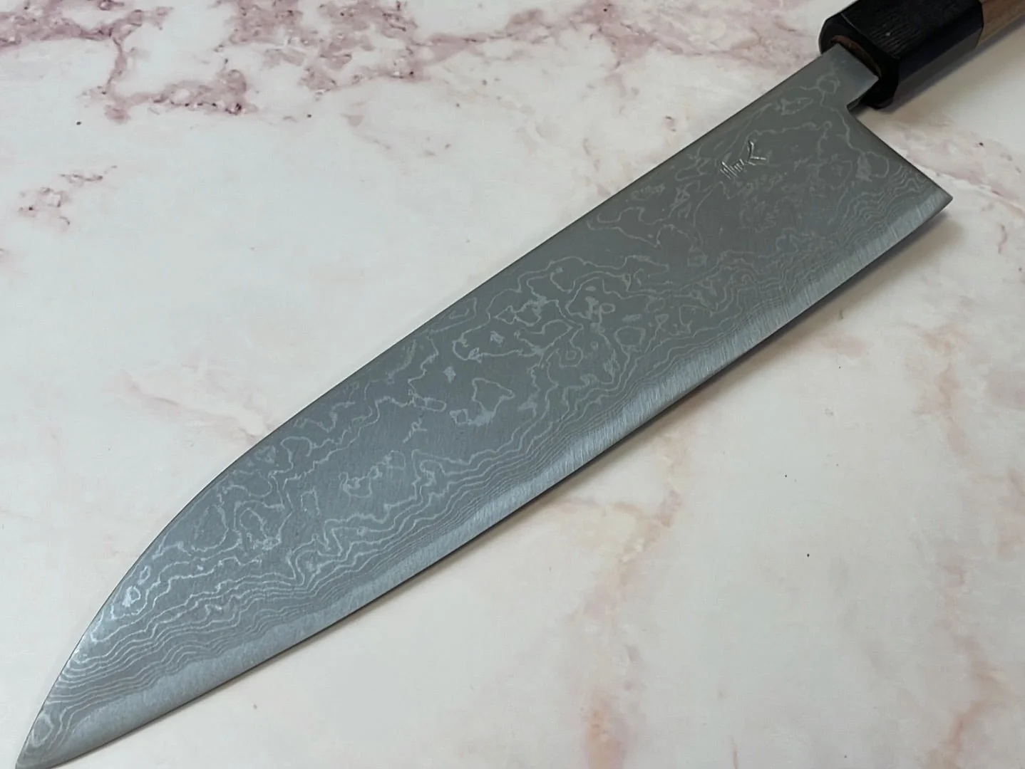 Yoshimune Gyuto 210 mm (8.3 in) Aogami (Blue) #2 Damascus (33 layers) Double-Bevel - Image 5