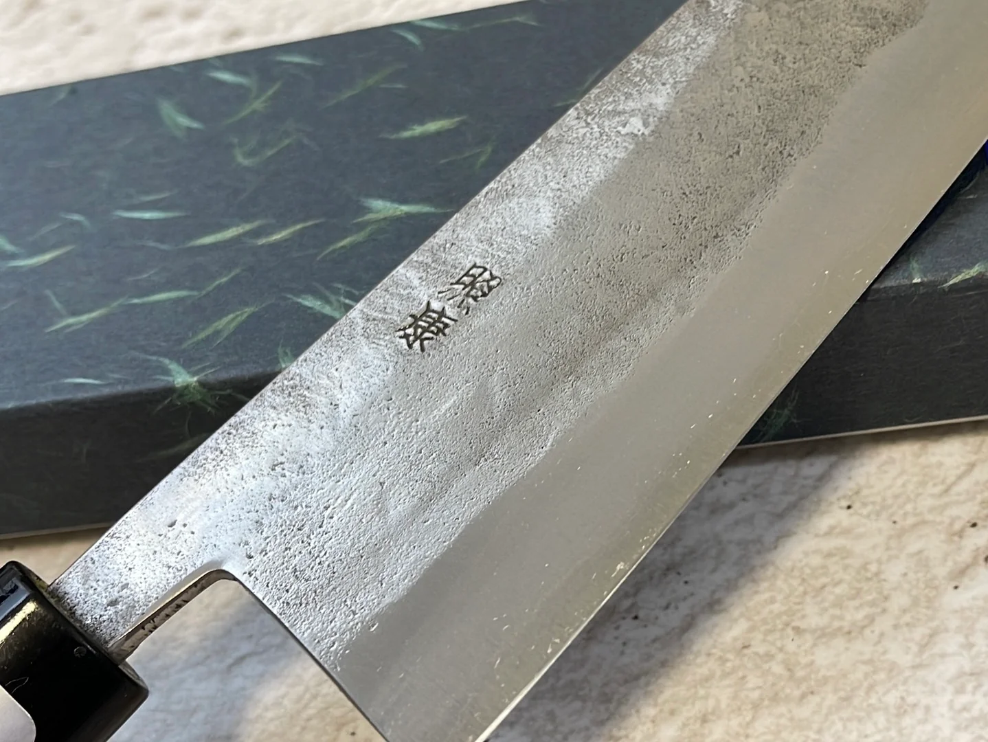 Fujiwara Nashiji 165mm Santoku Knife (WA) - Image 3