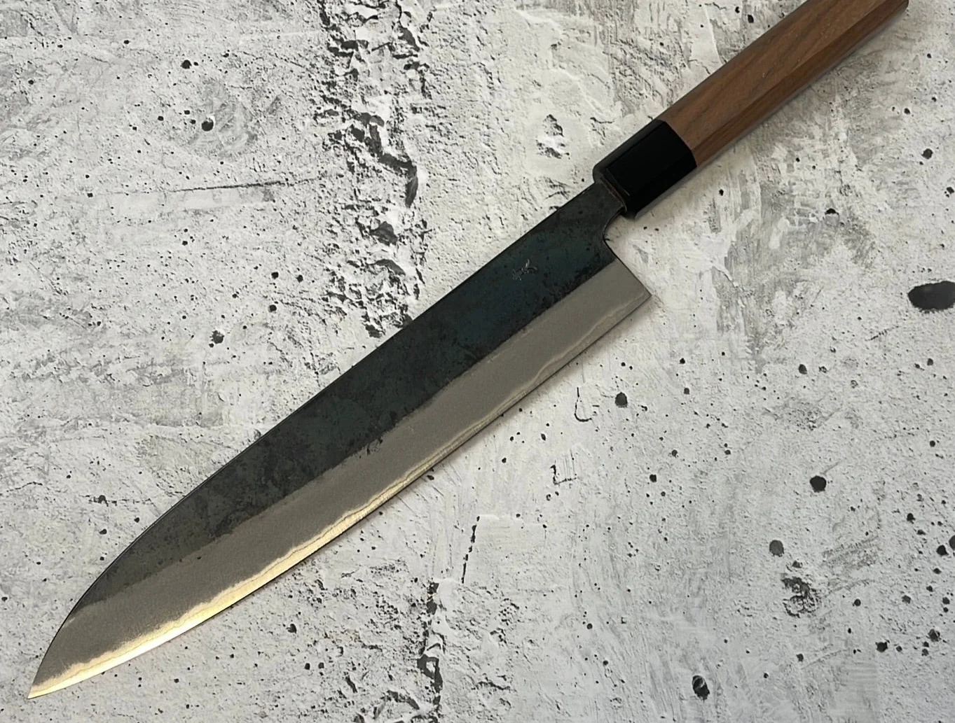 Yoshimune Gyuto Kurouchi 240 mm (9.4 in) Aogami (Blue) #2 Double-Bevel - Image 10