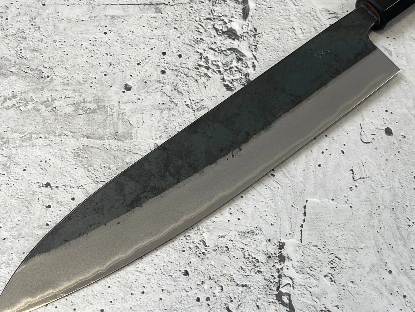 Yoshimune Gyuto Kurouchi 240 mm (9.4 in) Aogami (Blue) #2 Double-Bevel - Image 11