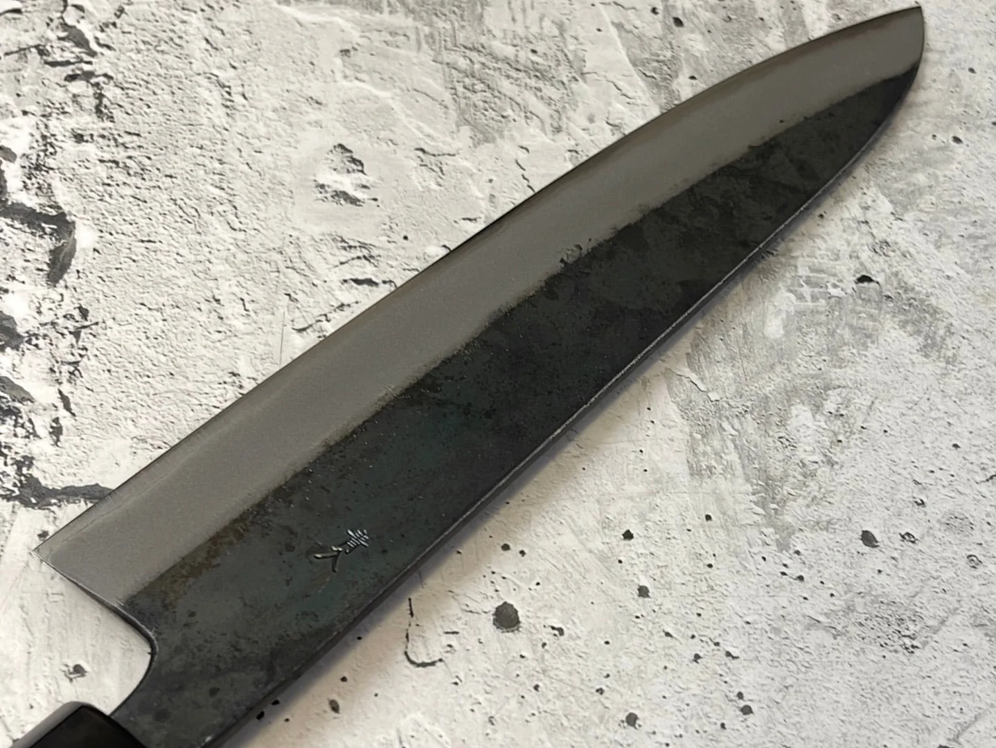 Yoshimune Gyuto Kurouchi 240 mm (9.4 in) Aogami (Blue) #2 Double-Bevel - Image 14