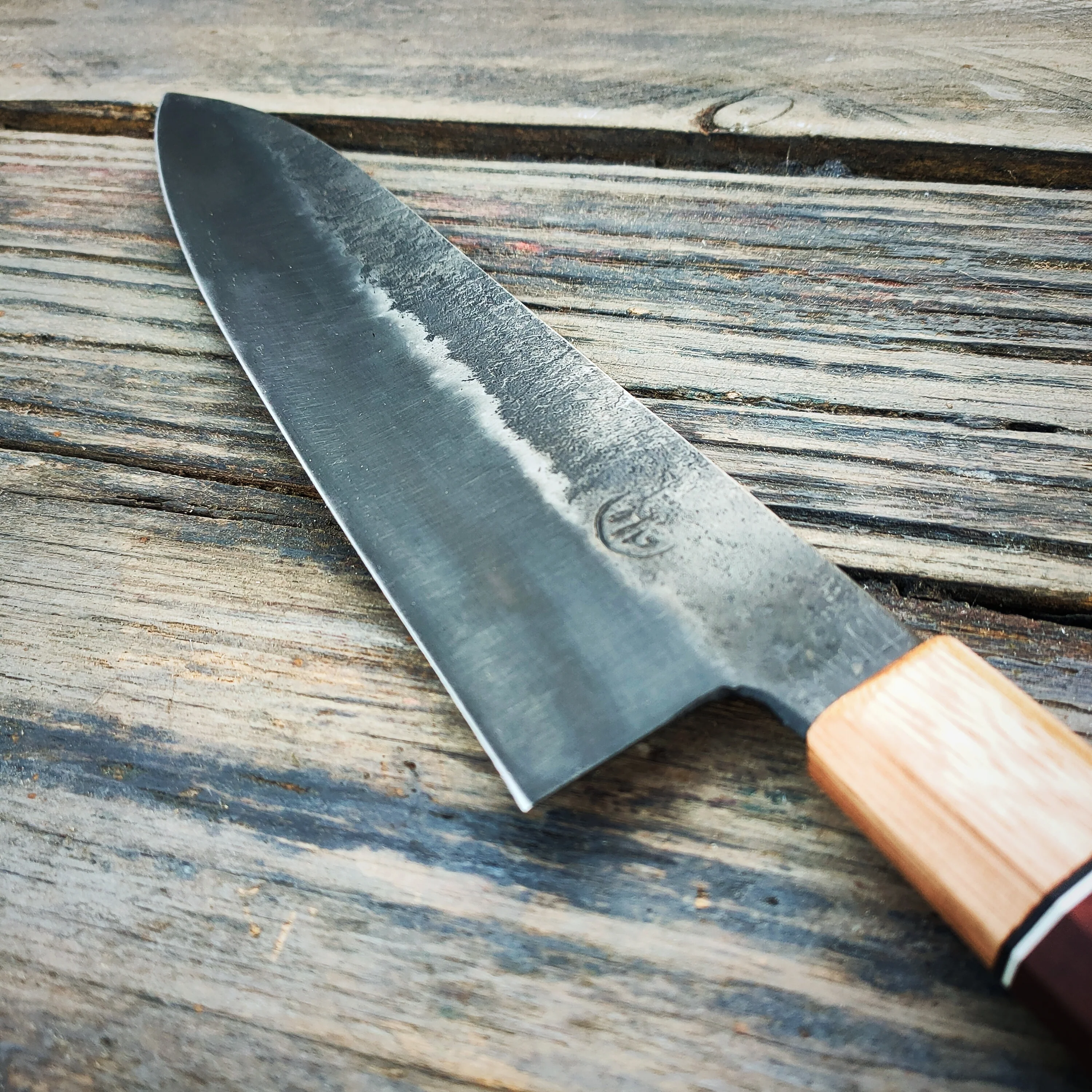 HG Blade Gyuto Knife 210mm Kurouchi Finish 1084 High Carbon Steel (2025) - Image 3