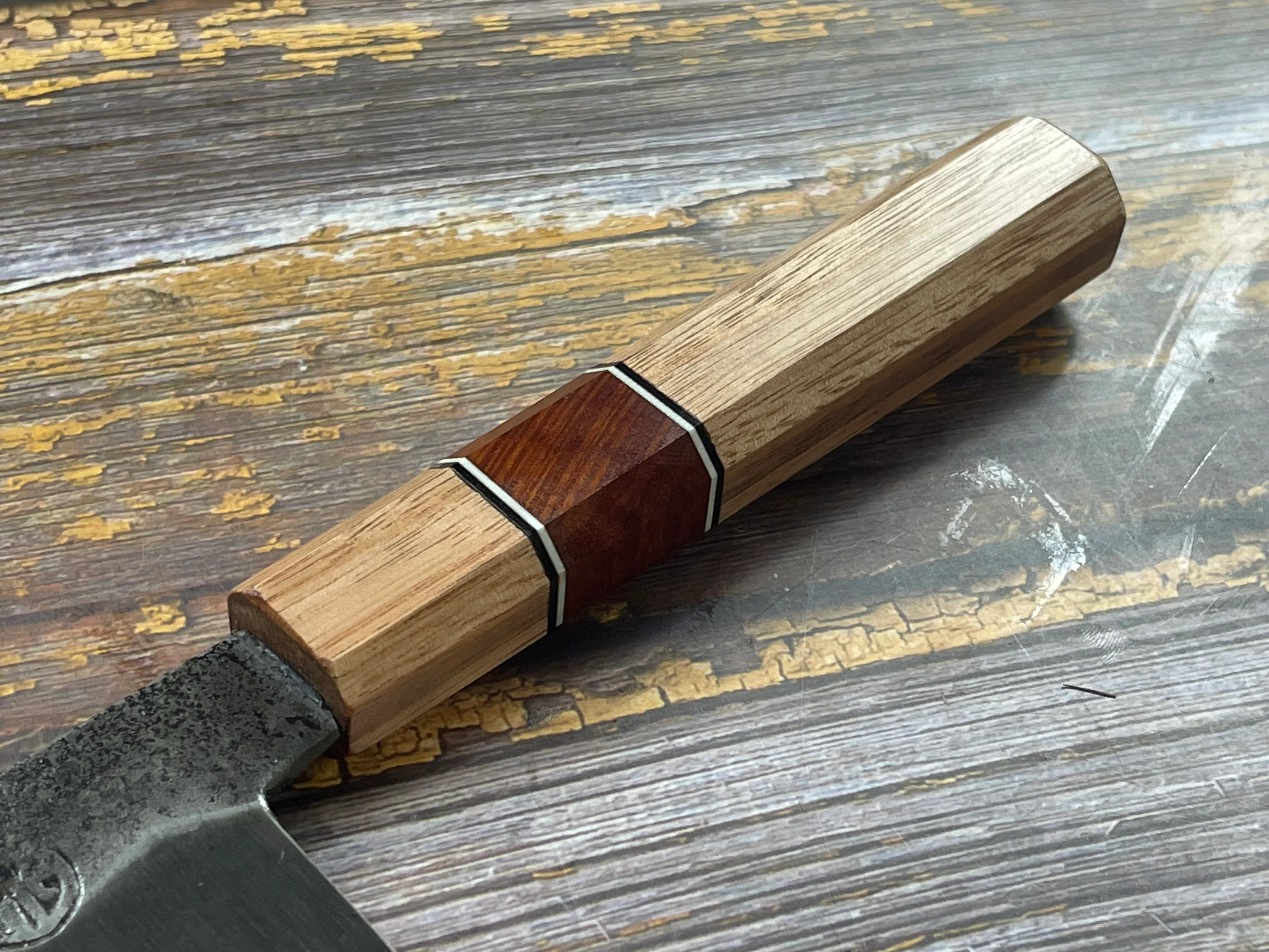 HG Blade Nakiri Knife 180mm Kurouchi Finish 1084 High Carbon Steel (2025) - Image 12