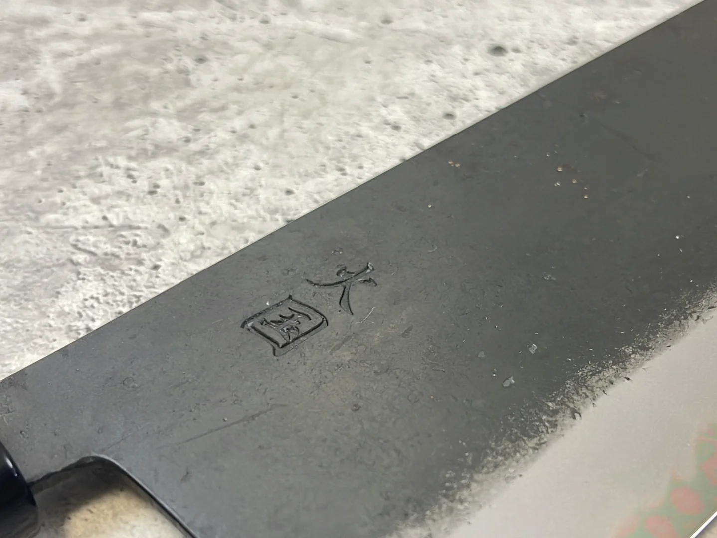 Hinokuni Shirogami #1 Chuka Knife 180mm Cherry Wood Handle - Made in Japan 🇯🇵 - Image 7