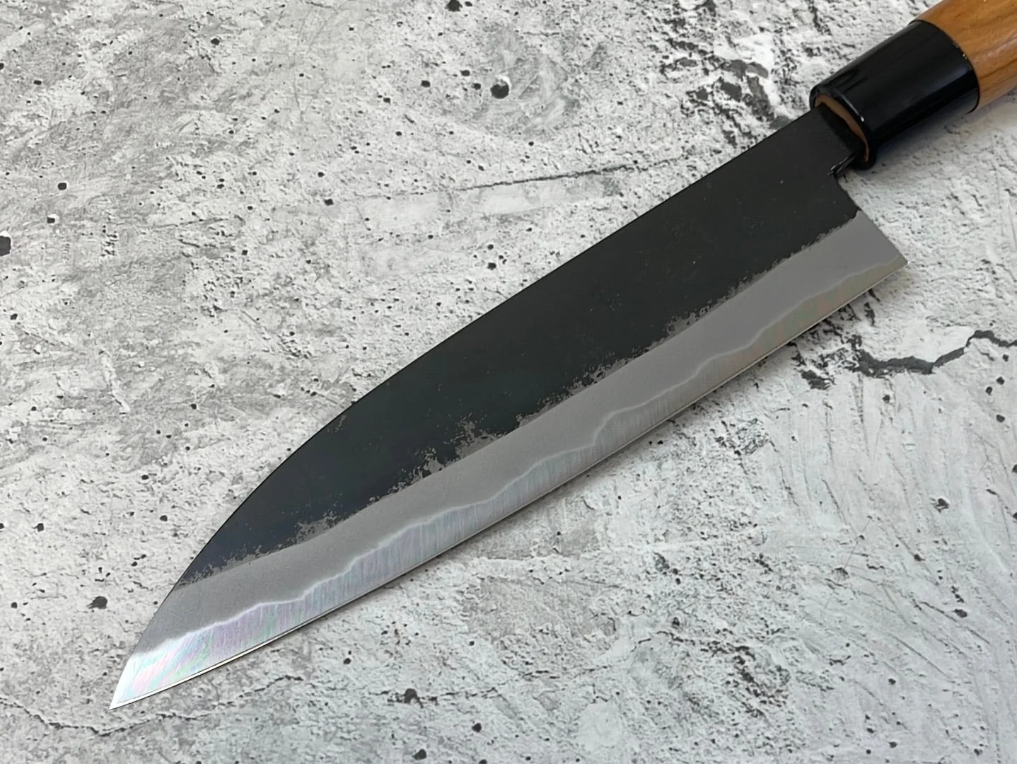 Hinokuni Shirogami #1 Gyuto Knife 180mm Cherry Wood Handle - Made in Japan 🇯🇵 - Image 10