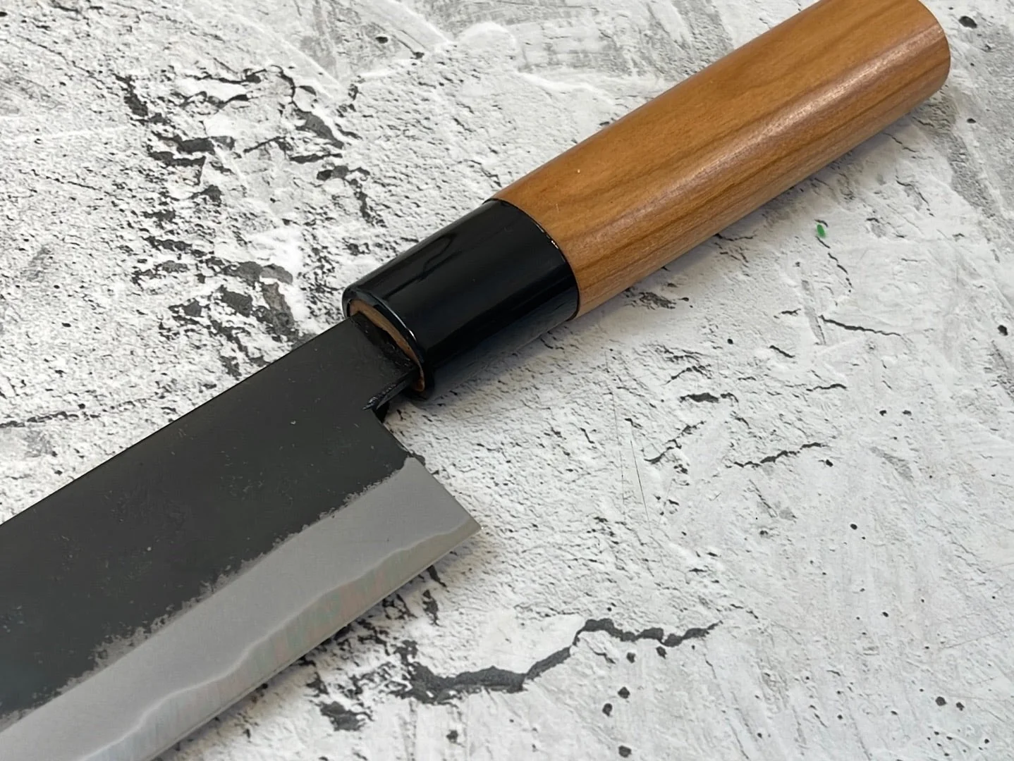 Hinokuni Shirogami #1 Gyuto Knife 180mm Cherry Wood Handle - Made in Japan 🇯🇵 - Image 11