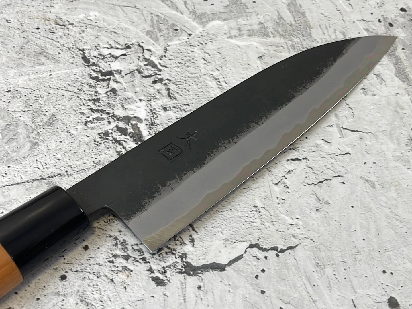 Hinokuni Shirogami #1 Gyuto Knife 180mm Cherry Wood Handle - Made in Japan 🇯🇵 - Image 3