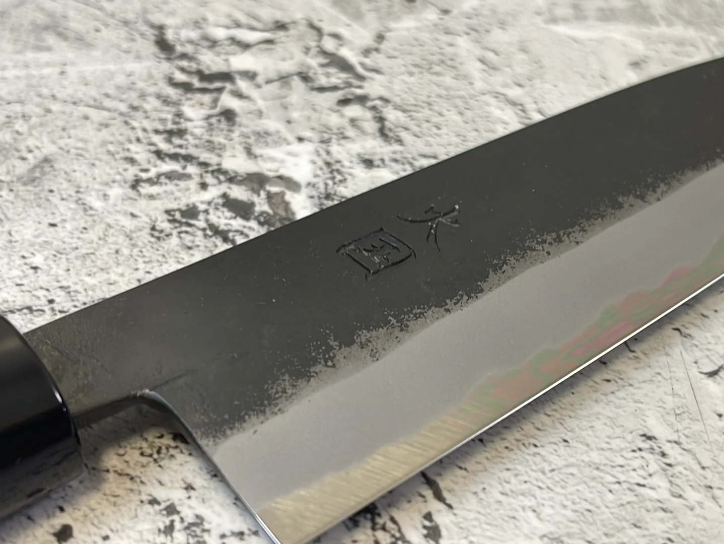 Hinokuni Shirogami #1 Gyuto Knife 180mm Cherry Wood Handle - Made in Japan 🇯🇵 - Image 4