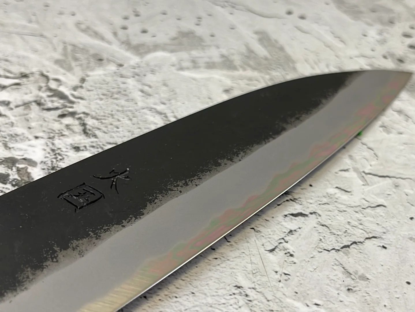 Hinokuni Shirogami #1 Gyuto Knife 180mm Cherry Wood Handle - Made in Japan 🇯🇵 - Image 5