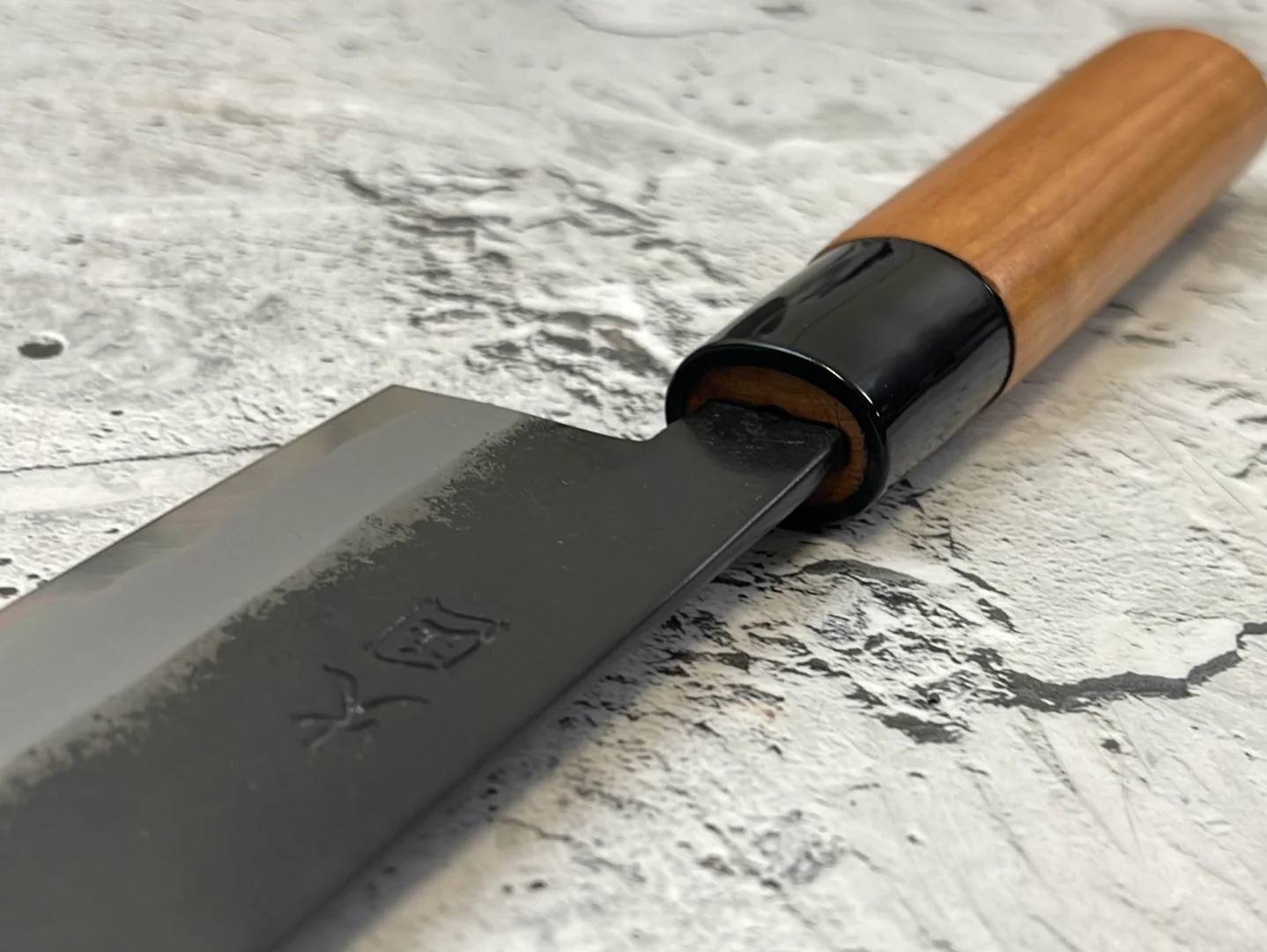 Hinokuni Shirogami #1 Gyuto Knife 180mm Cherry Wood Handle - Made in Japan 🇯🇵 - Image 8