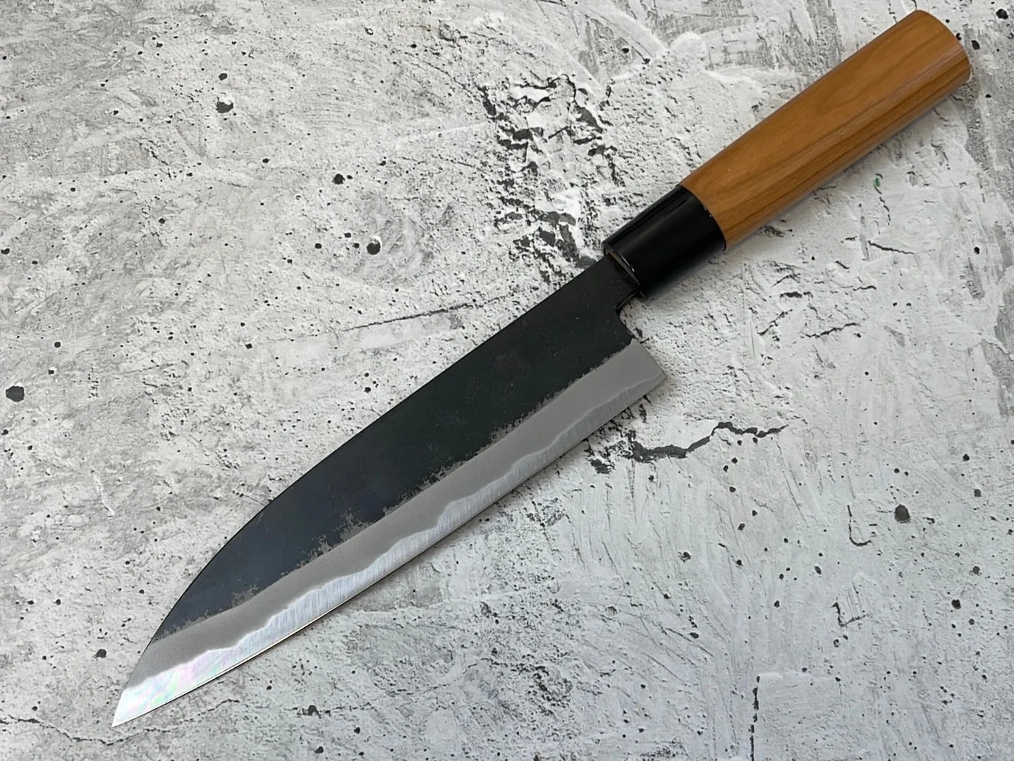 Hinokuni Shirogami #1 Gyuto Knife 180mm Cherry Wood Handle - Made in Japan 🇯🇵 - Image 9