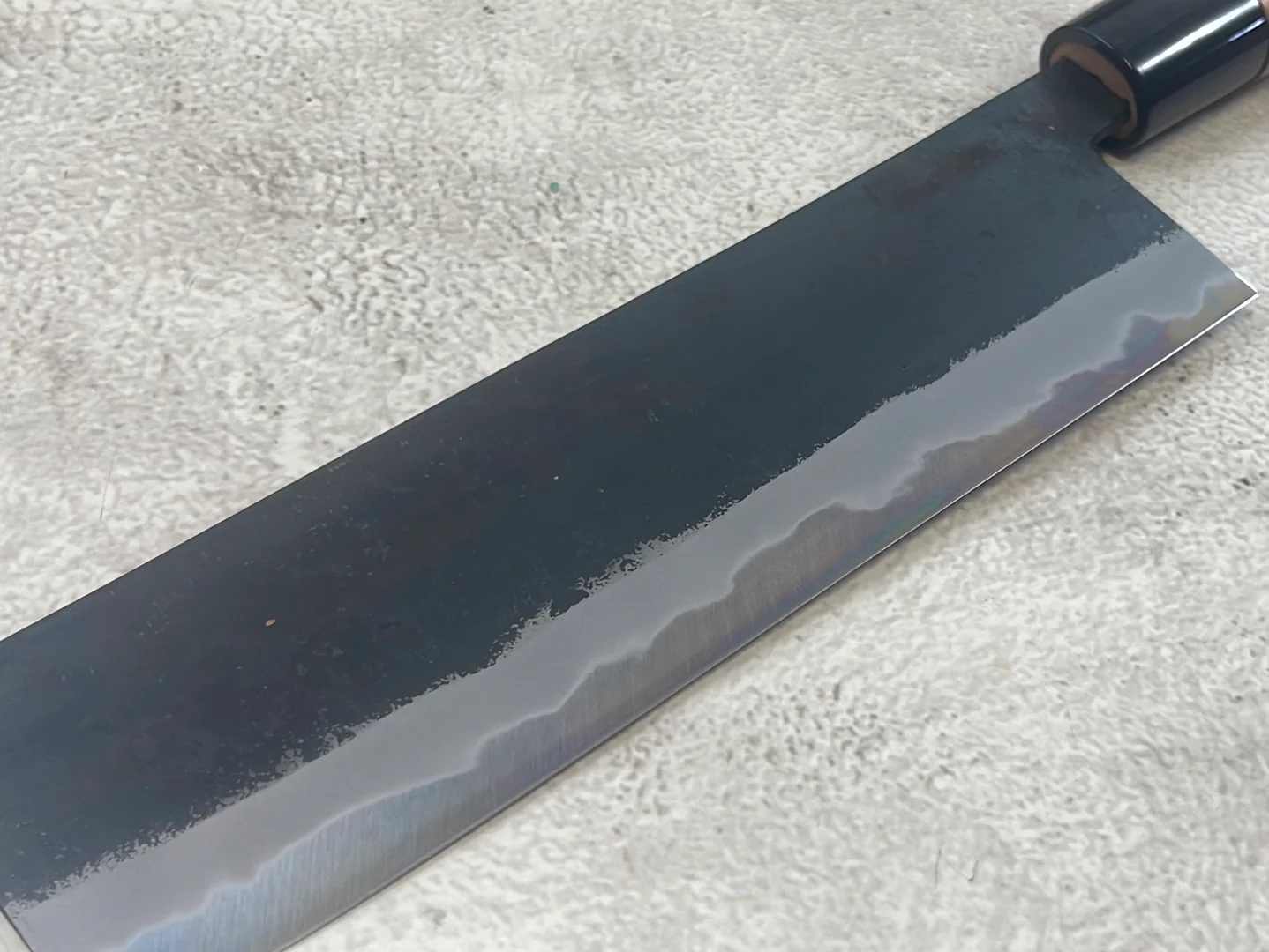 Hinokuni Shirogami #1 Nakiri Knife 180mm Cherry Wood Handle - Made in Japan 🇯🇵 - Image 11