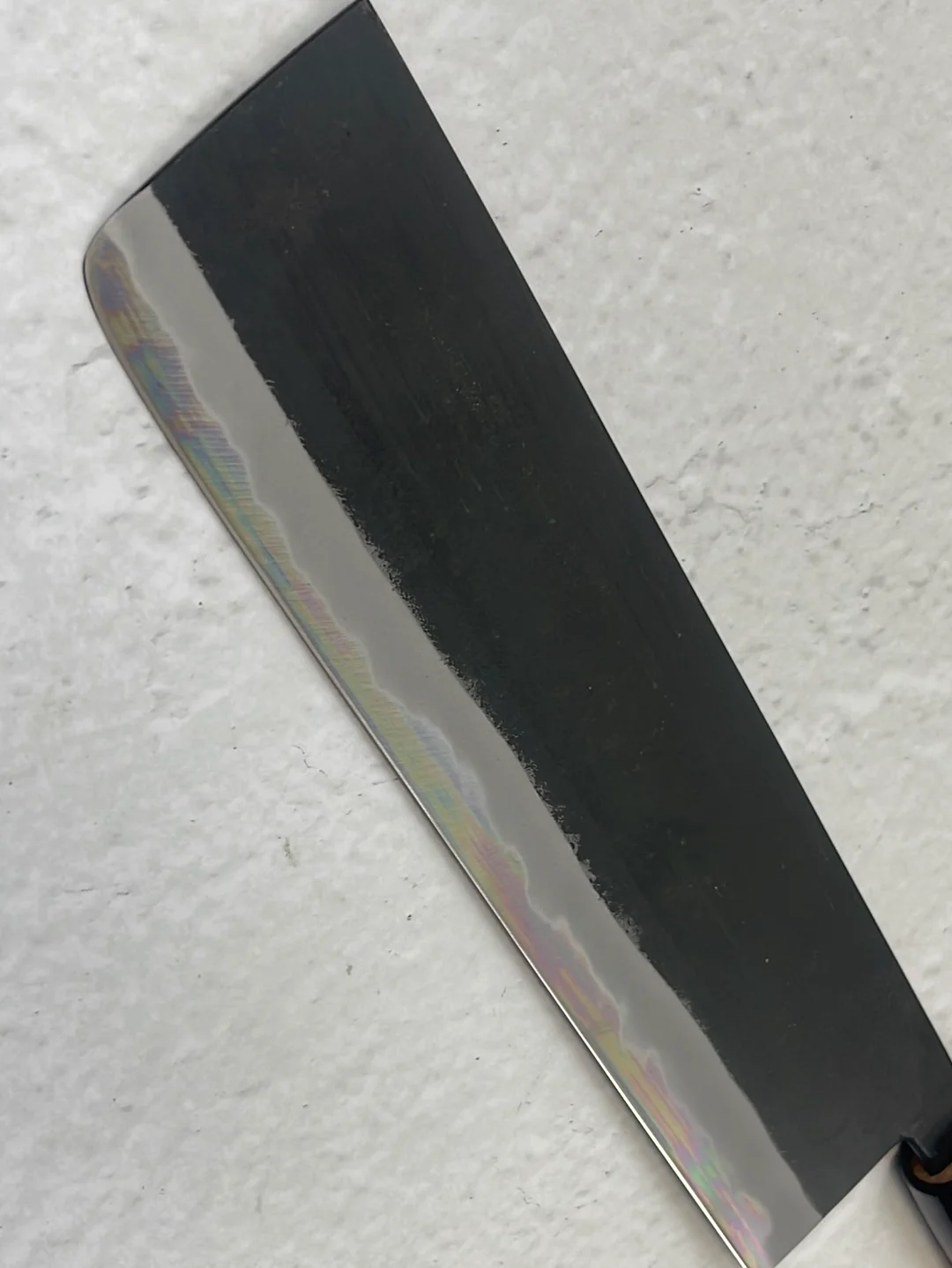 Hinokuni Shirogami #1 Nakiri Knife 210mm Cherry Wood Handle - Made in Japan 🇯🇵 - Image 13