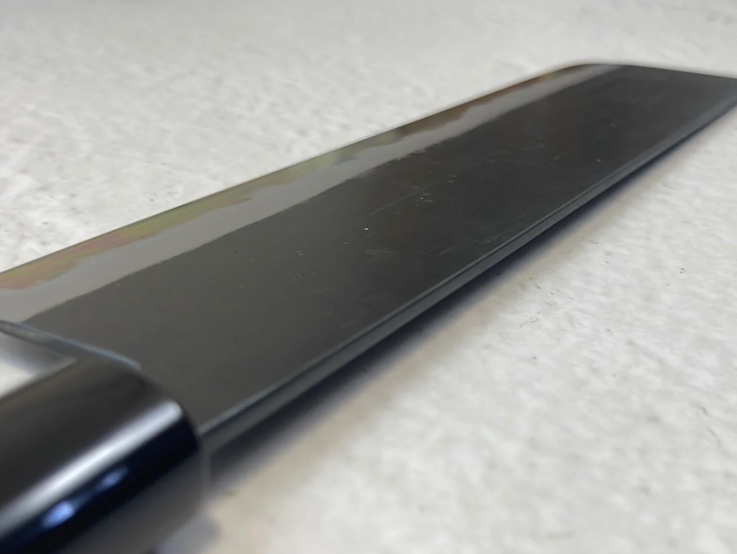 Hinokuni Shirogami #1 Nakiri Knife 210mm Cherry Wood Handle - Made in Japan 🇯🇵 - Image 15