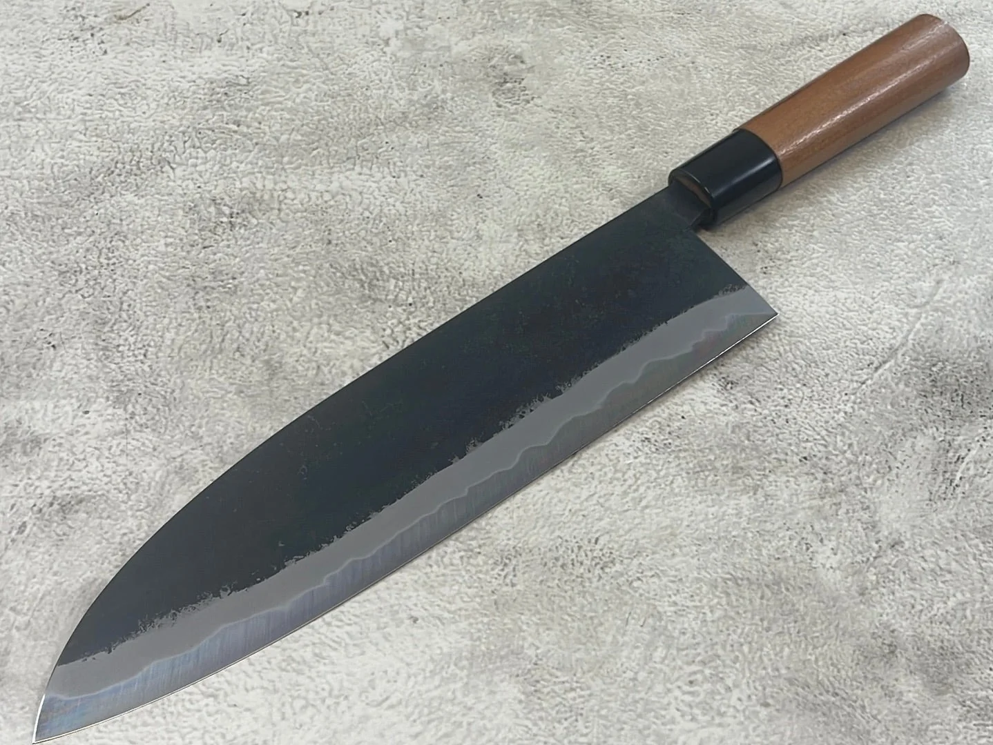 Hinokuni Shirogami #1 Santoku Knife 240mm Cherry Wood Handle - Made in Japan 🇯🇵 - Image 10