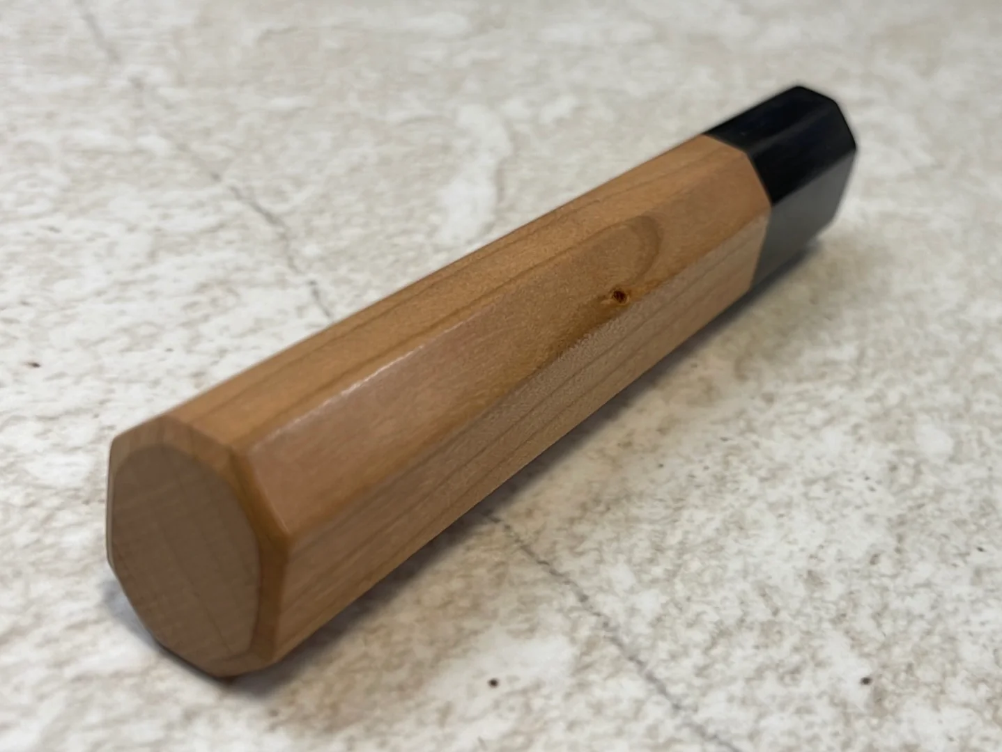 Japanese Handle Cherry Black with Shitan Bolster Octagon Shape - Image 6