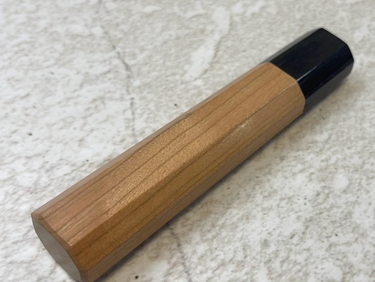 Japanese Handle Cherry Black with Shitan Bolster Octagon Shape - Image 7