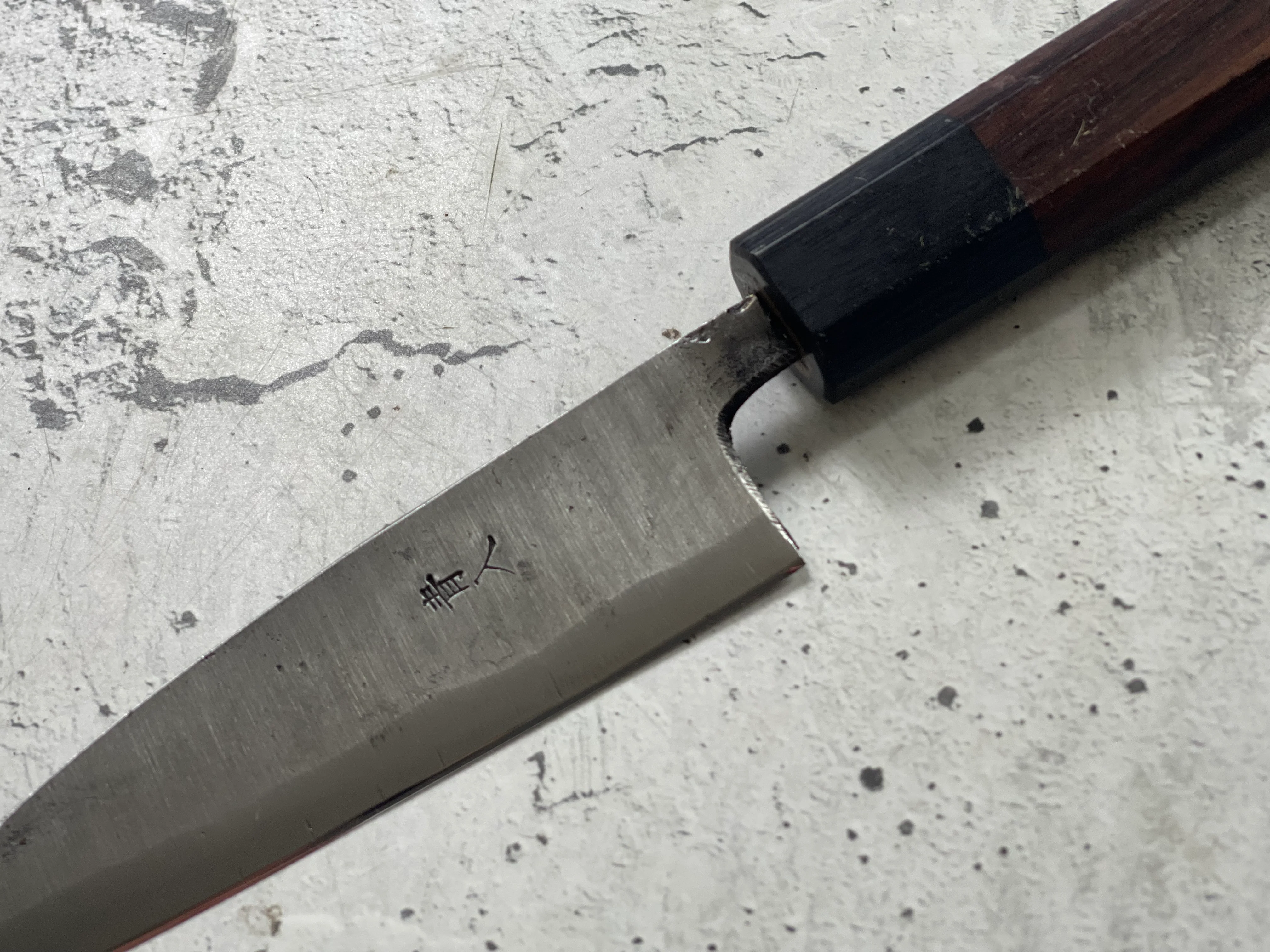 Japanese Knife Set 3x Carbon Steel Rosewood Black Octagon Handle Made In Japan 🇯🇵 1538 - Image 10