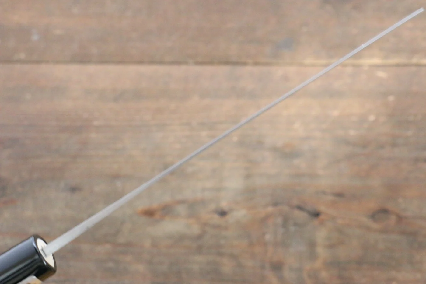 Kanetsune Blue Steel No. 2 Migaki Finished Nakiri Japanese Knife 165mm Magnolia Handle - Image 3