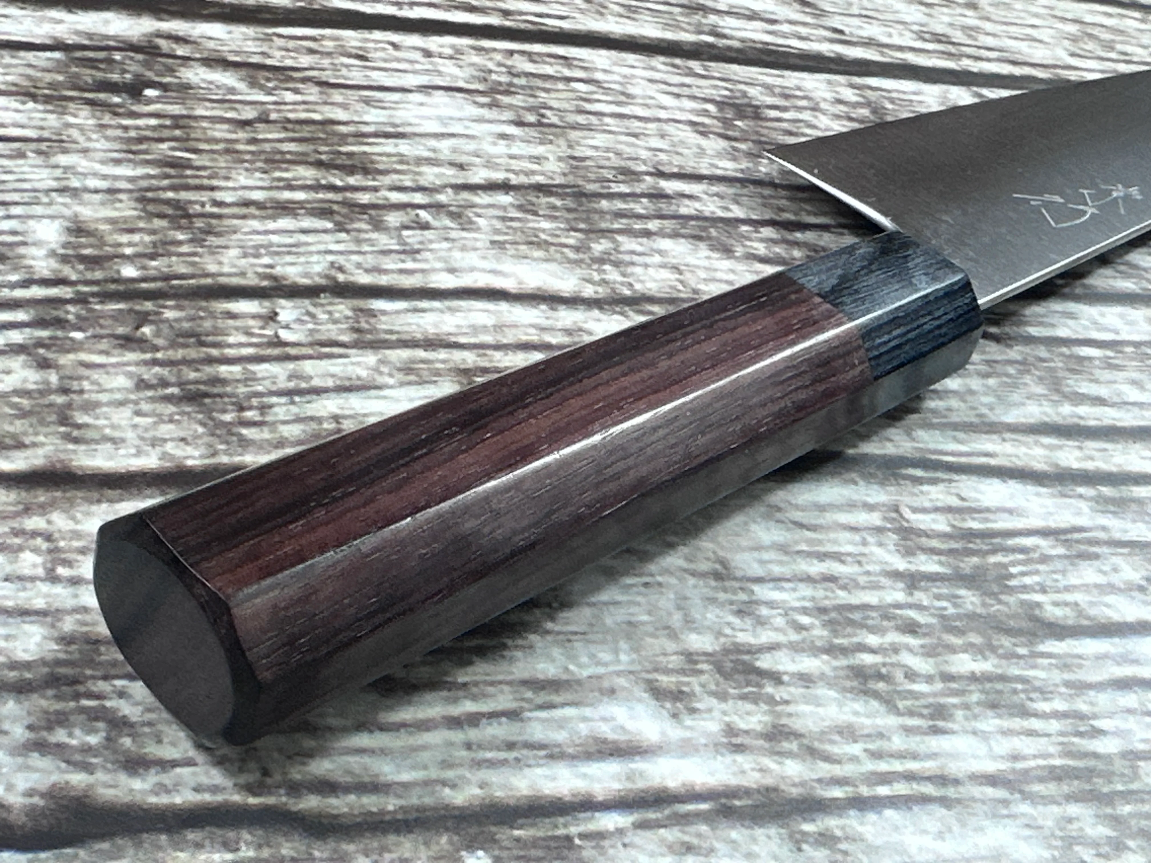 Koutetsu Chromax RO Boss Santoku 160mm - Image 6