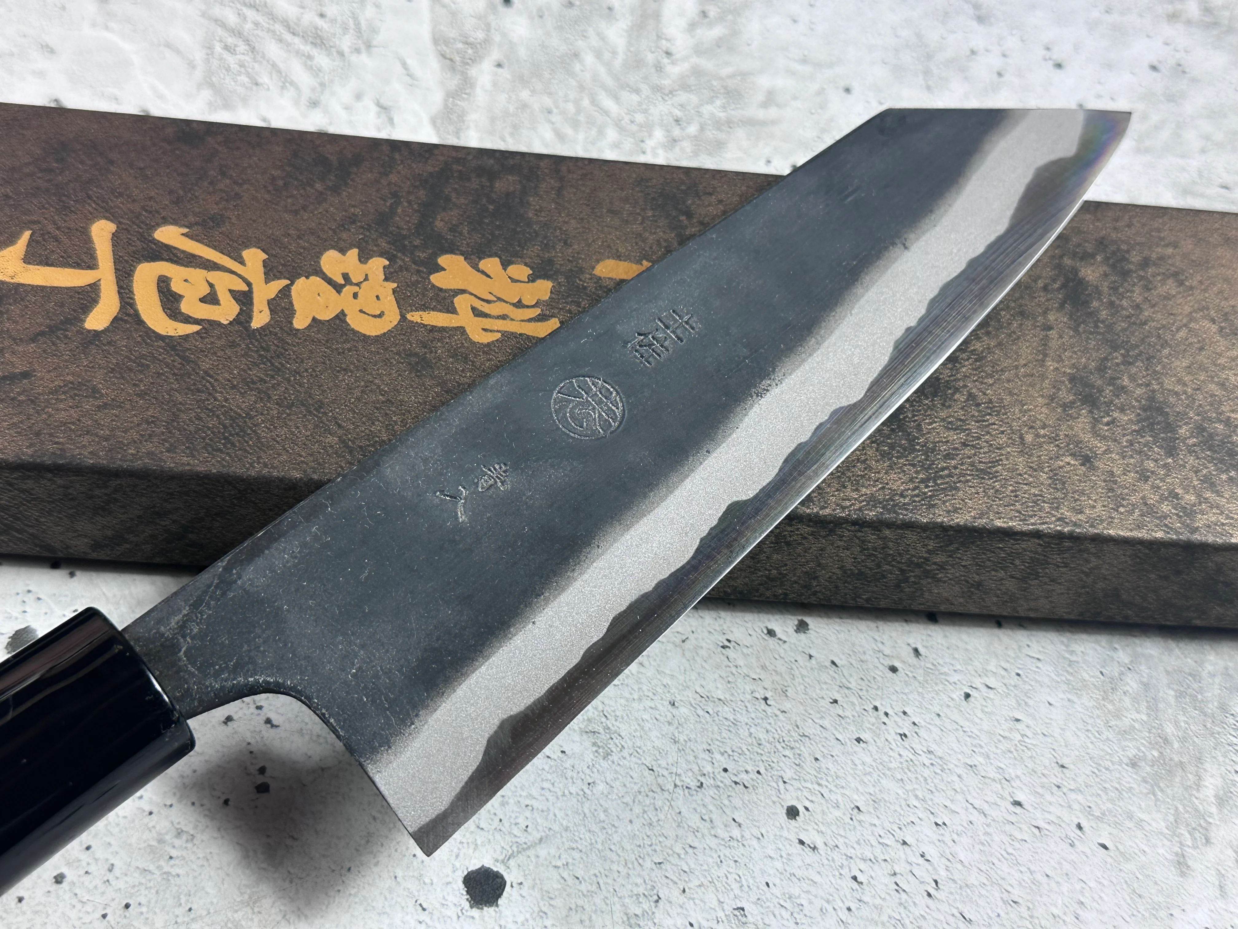 Kyohei Shindo Warikomi Blue #2 Kurouchi Bunka 170mm - Image 3