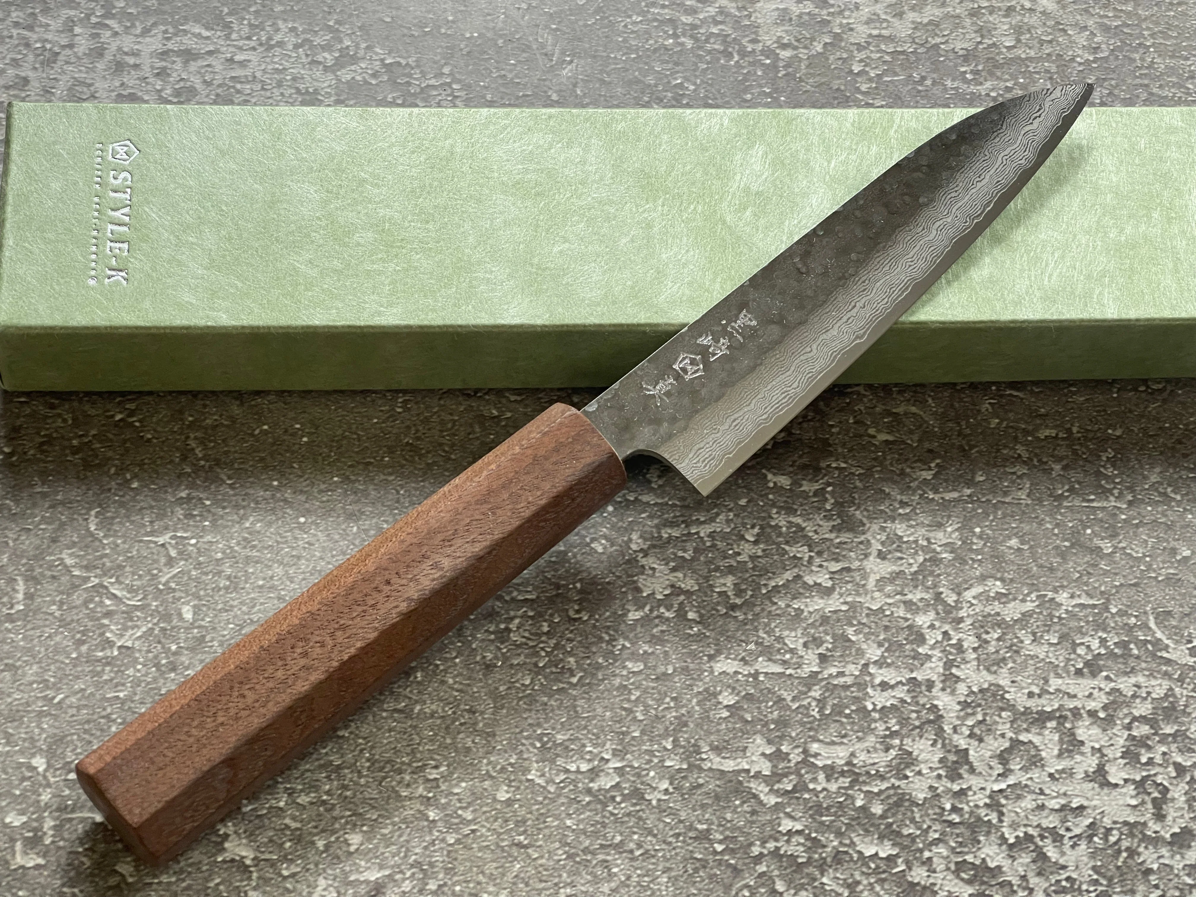 Makoto Kurosaki Damascus Tsuchime Petty 135mm