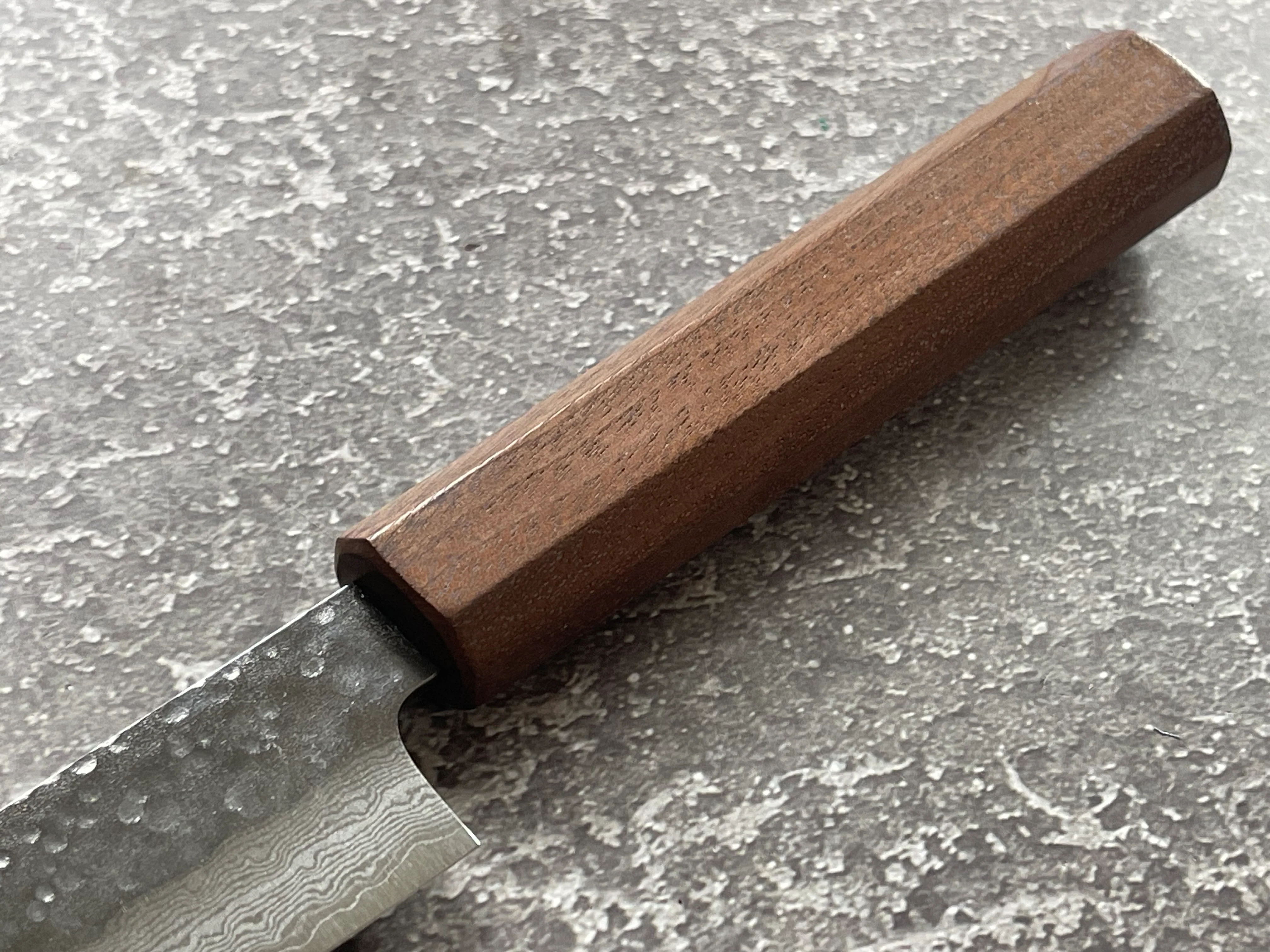 Makoto Kurosaki Damascus Tsuchime Petty 135mm - Image 16