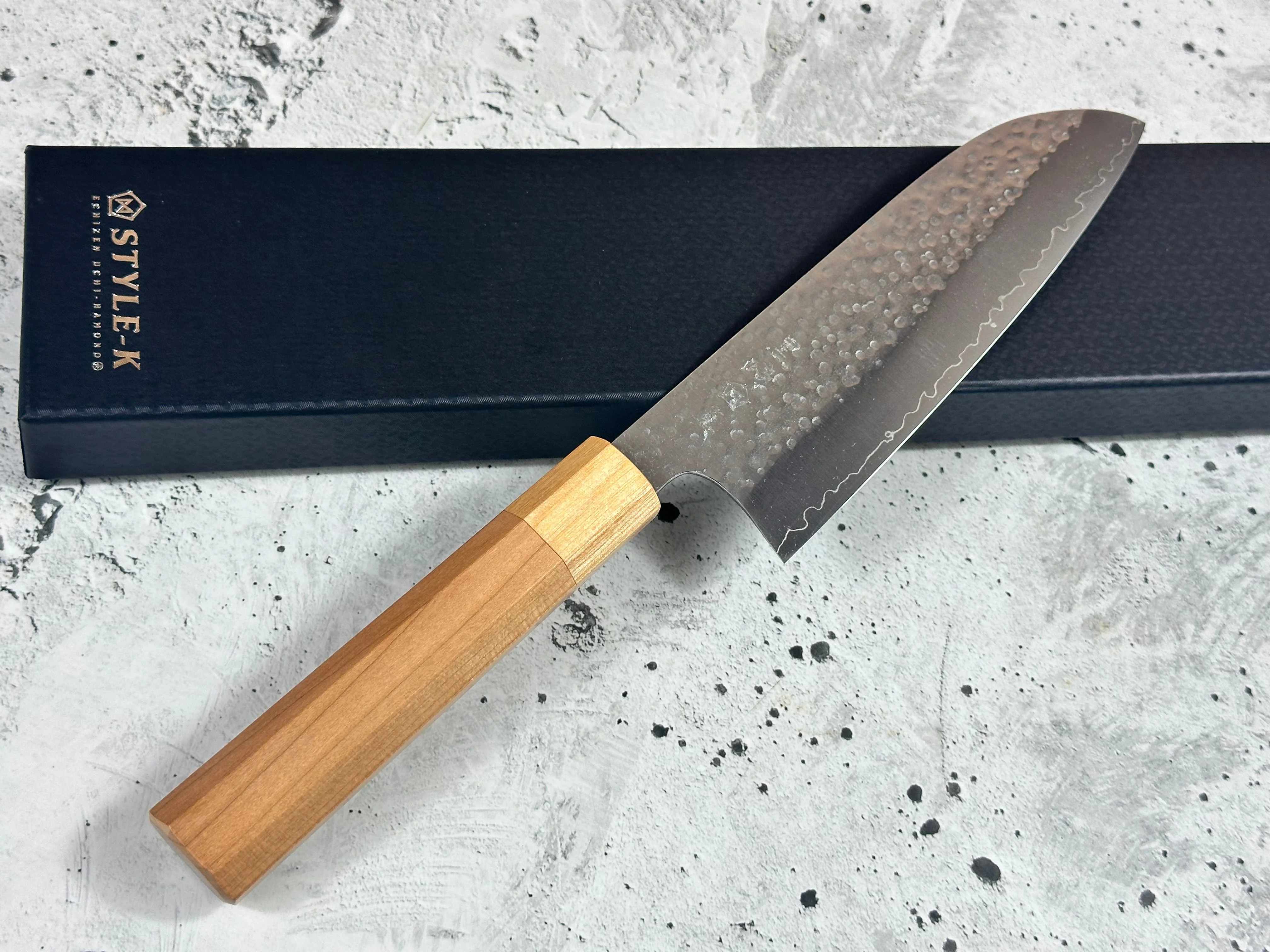 Makoto Kurosaki Sakura Santoku Knife 165mm - Image 13