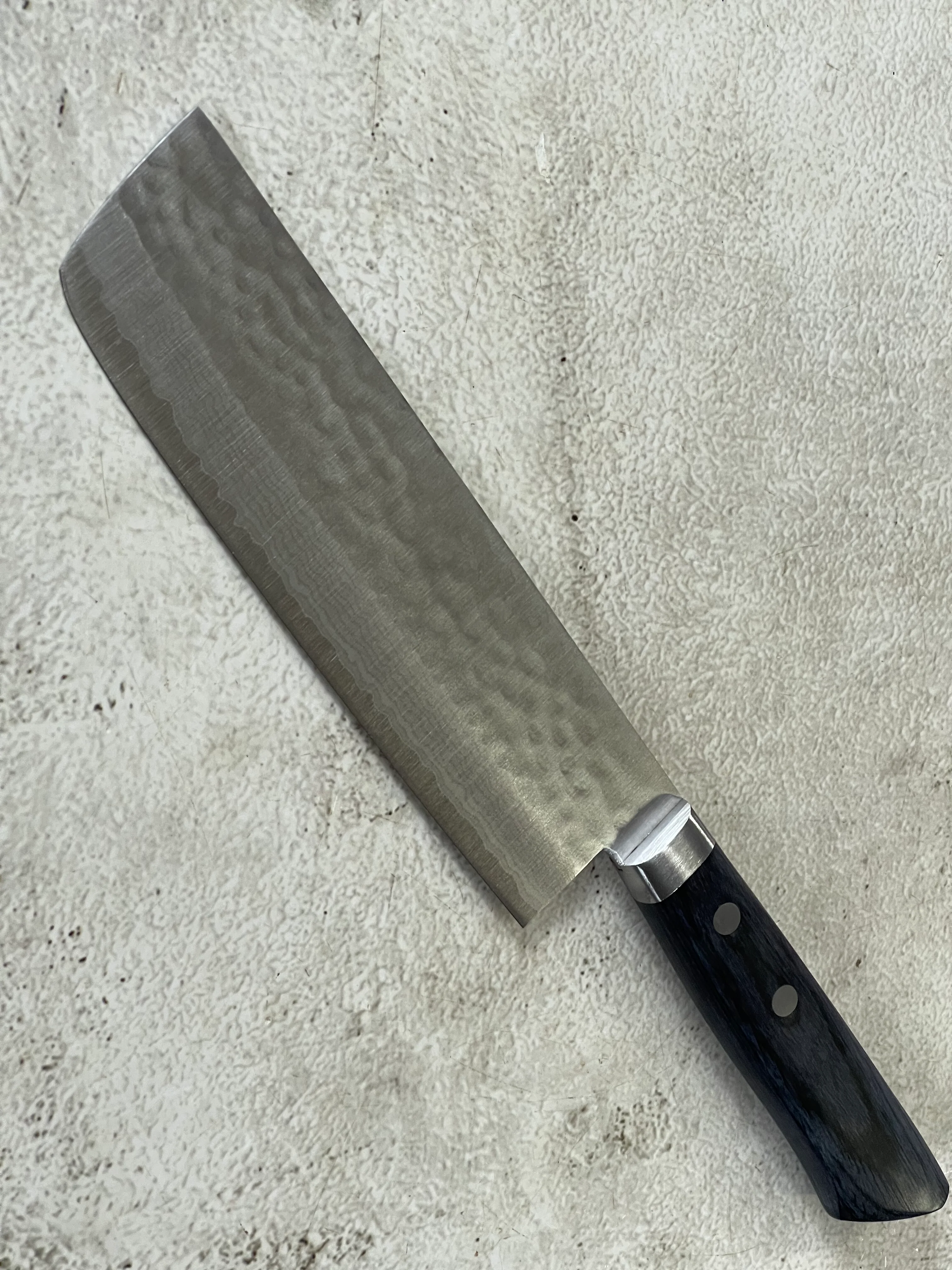 Masutani Kokuryu Usuba 160mm Blue Pakkawood Handle - Image 12