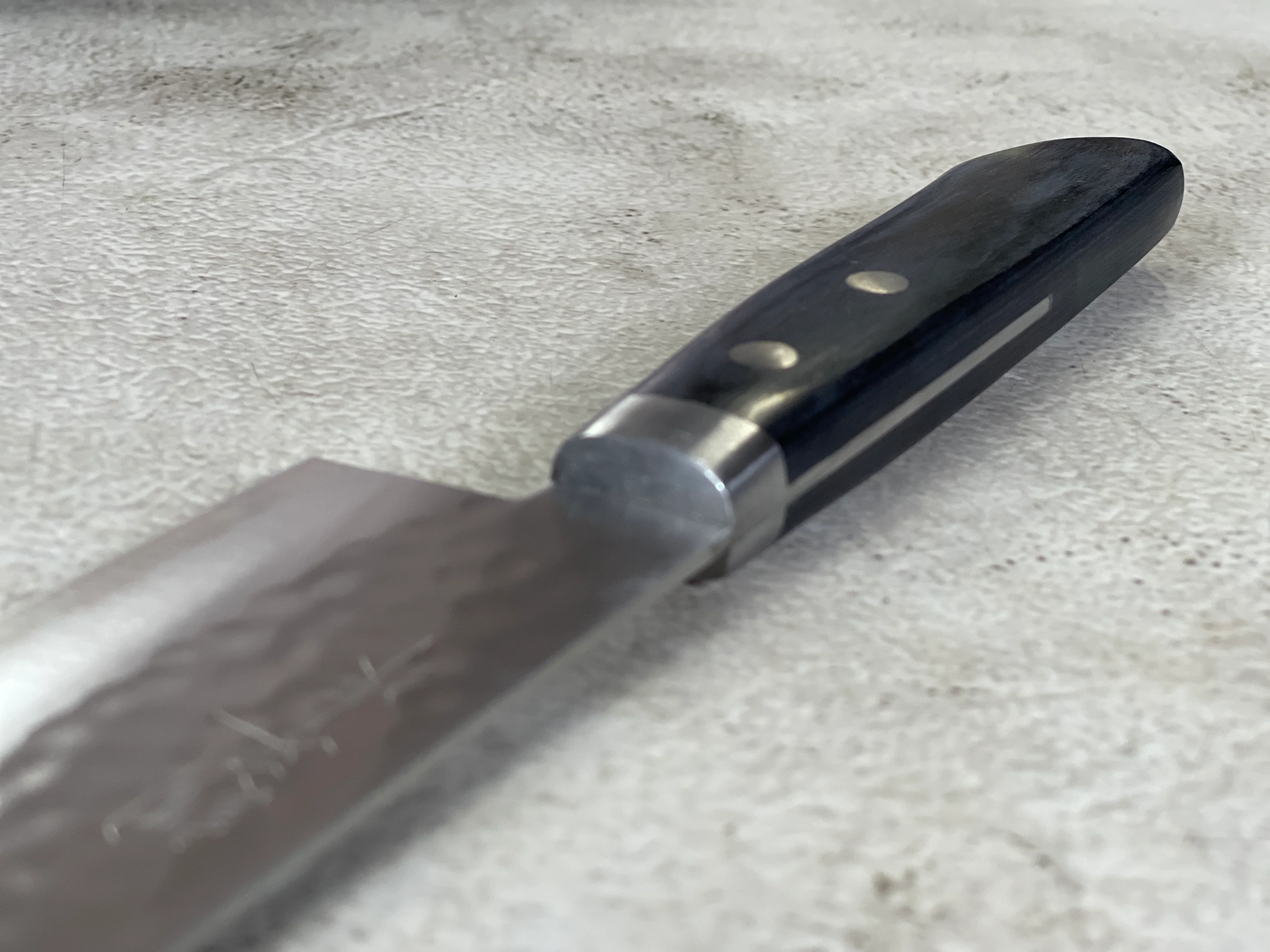 Masutani Kokuryu Usuba 160mm Blue Pakkawood Handle - Image 14