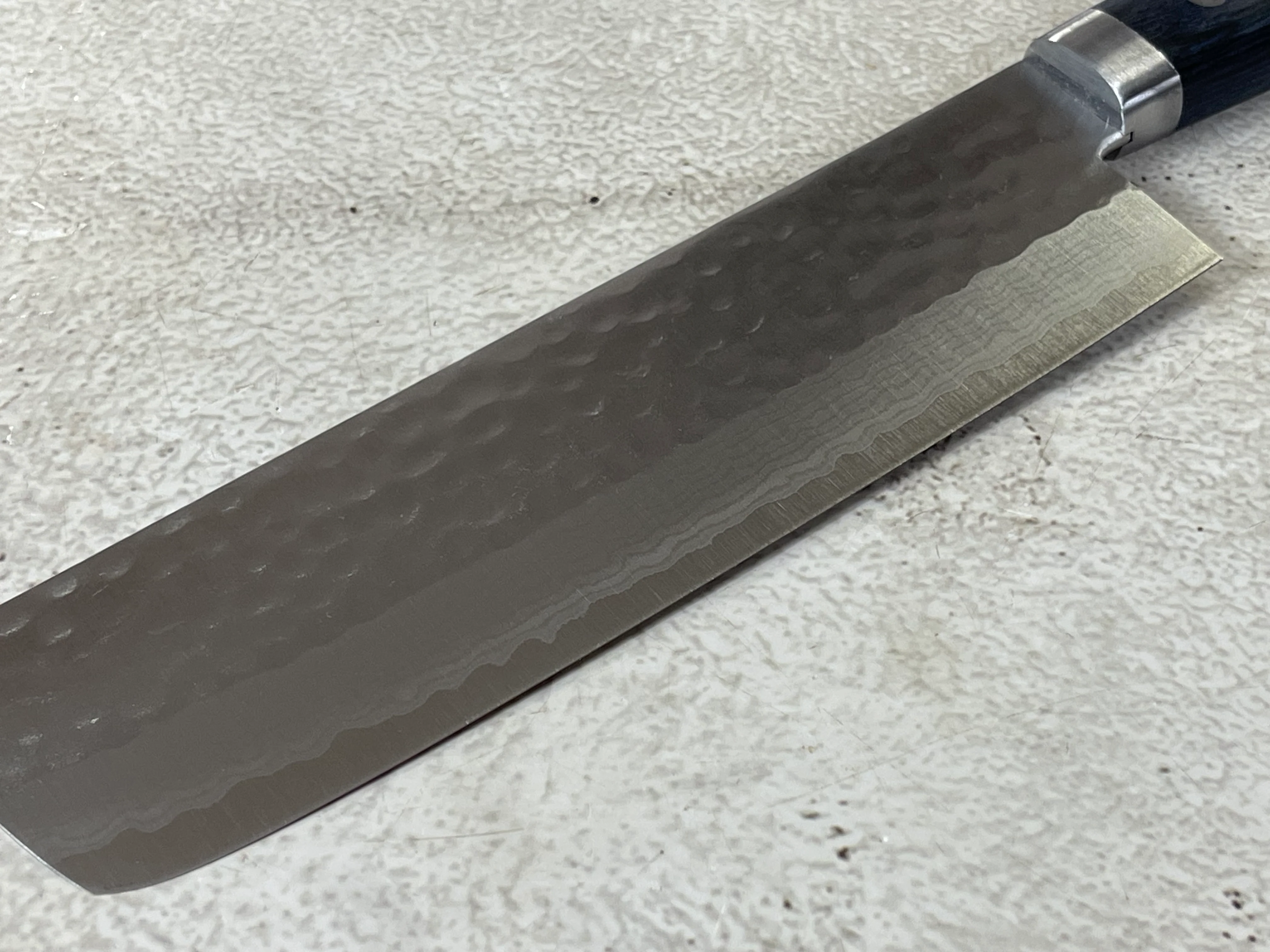 Masutani Kokuryu Usuba 160mm Blue Pakkawood Handle - Image 17