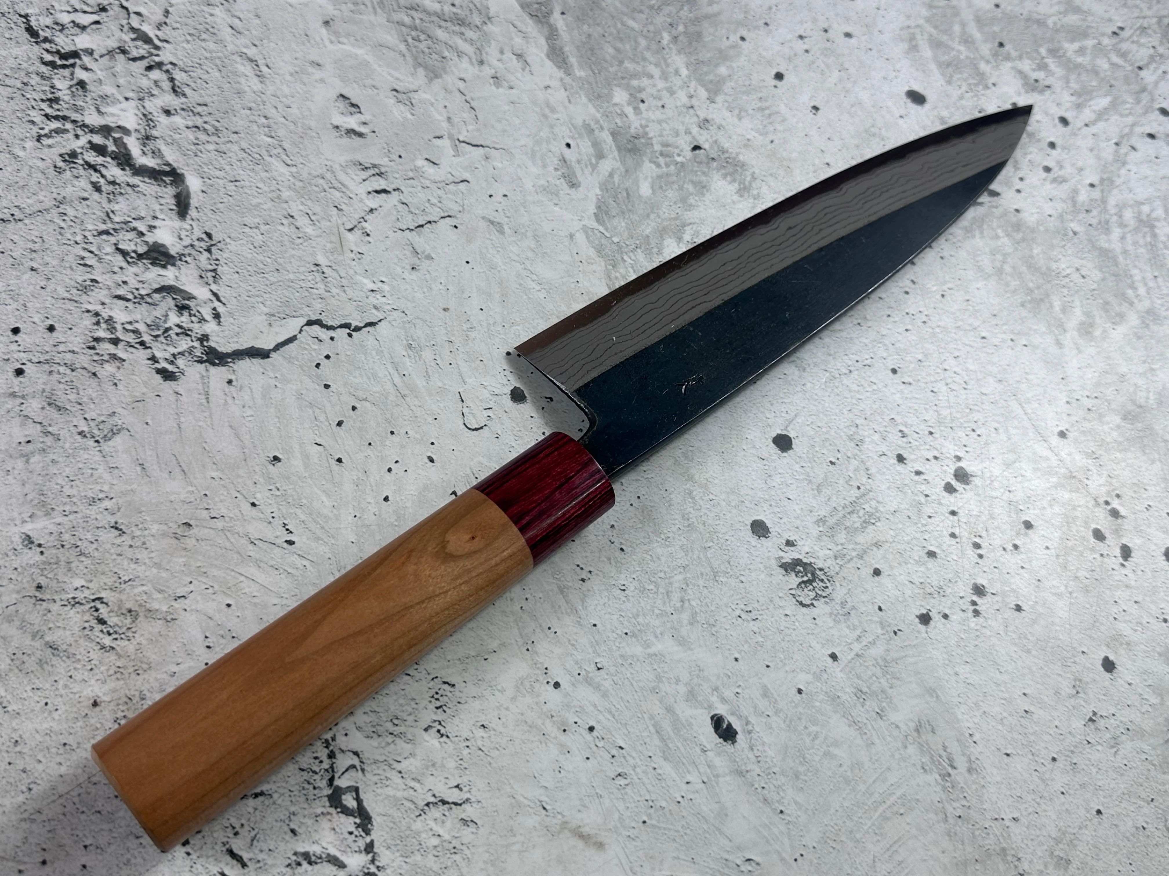 Muneishi Aogami Damascus Gyuto 210mm - Image 13