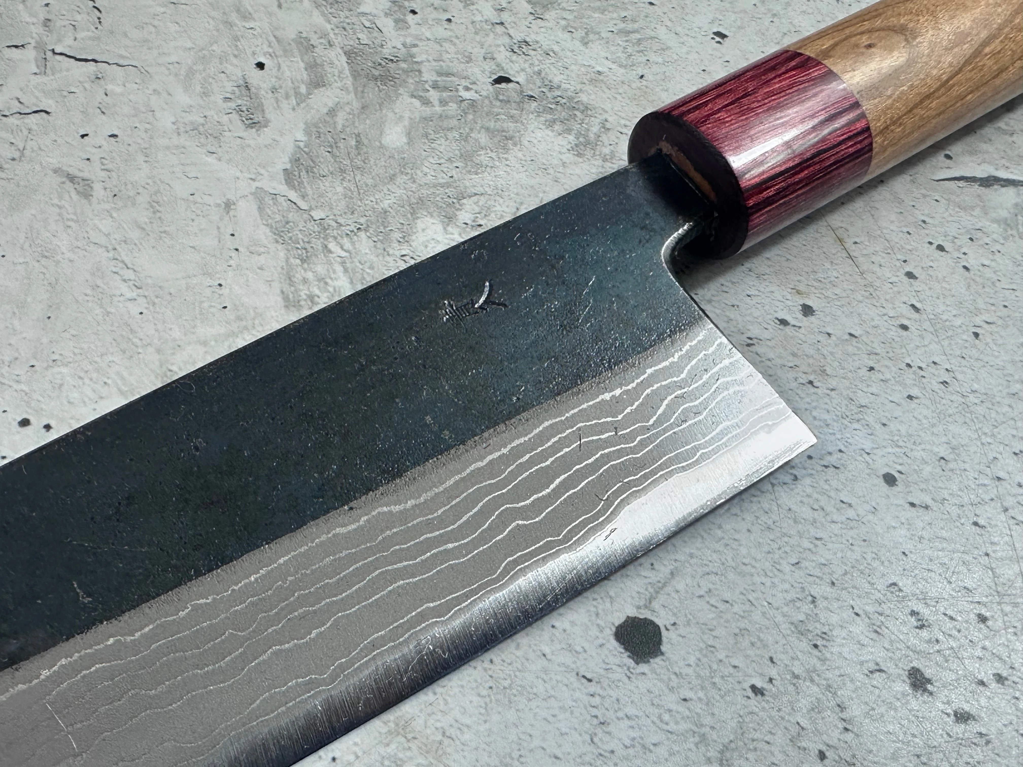 Muneishi Aogami Damascus Gyuto 210mm - Image 15