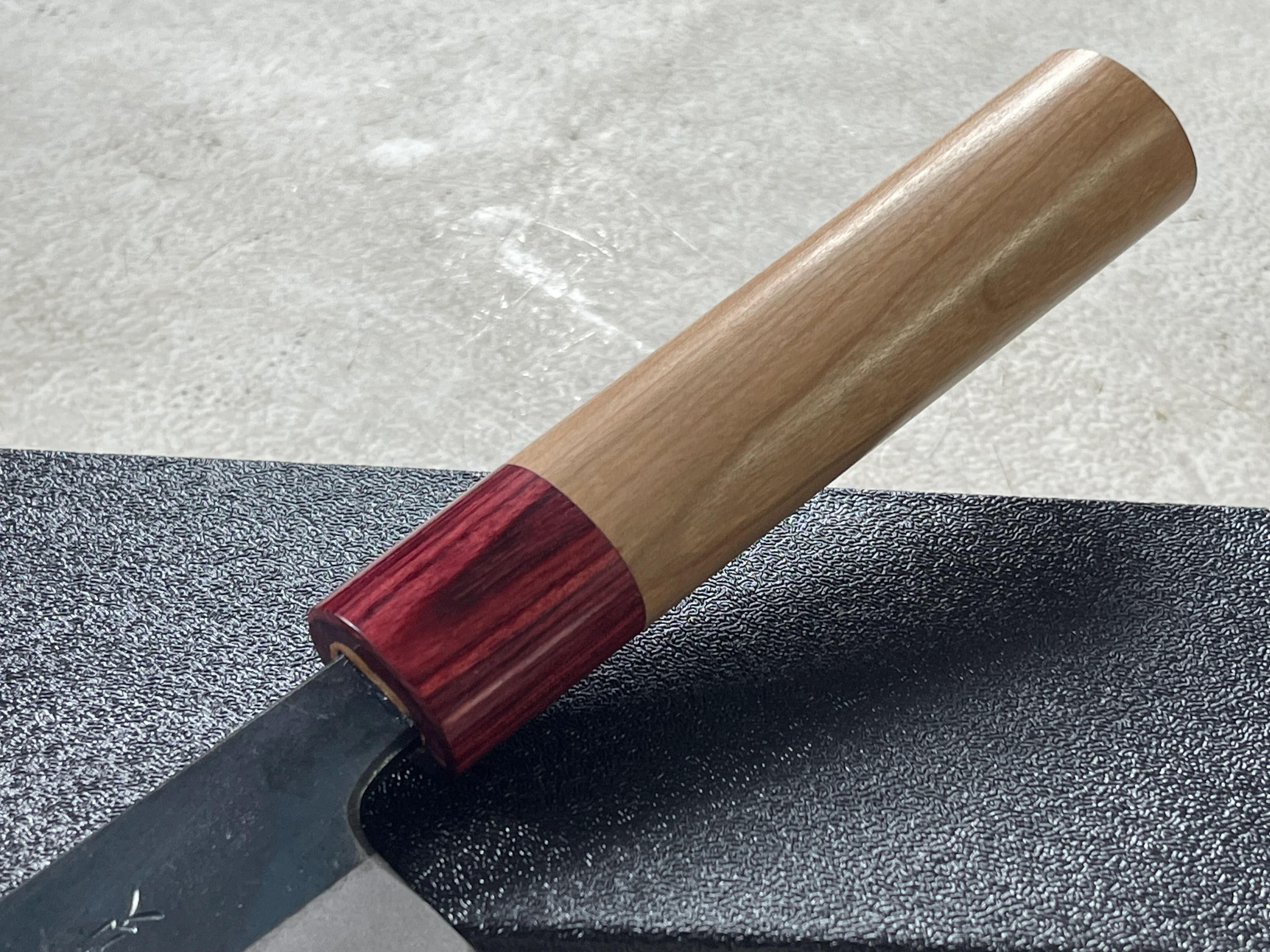 Muneishi Aogami 2 Iron Clad Kiritsuke 165mm Kurouchi Finish - Image 13
