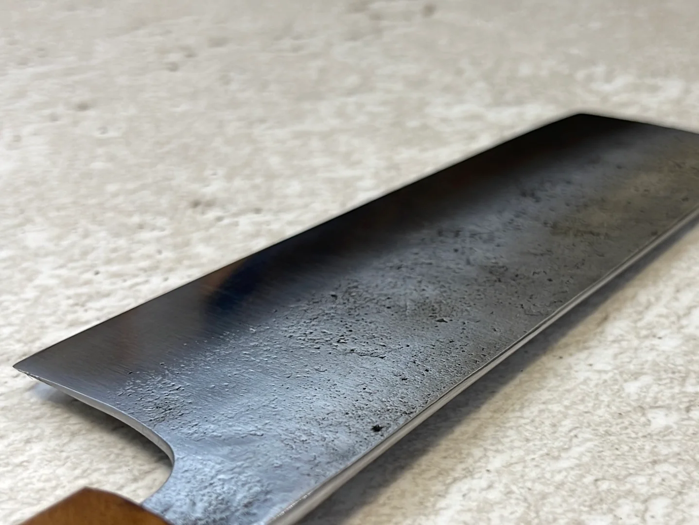 Nakiri 150mm Nashiji Jatiwood Timber Handle - Image 7