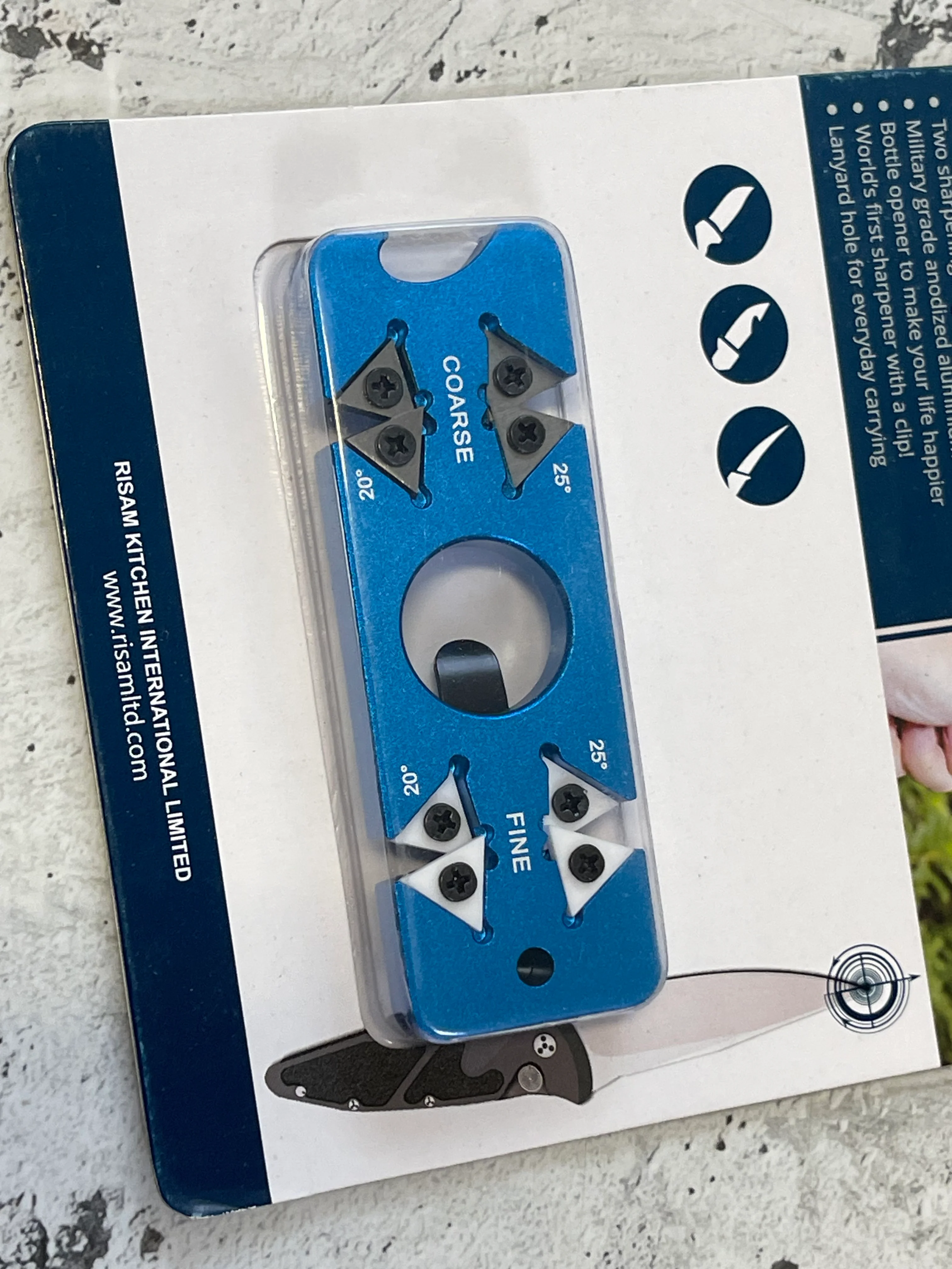 New Risan Ceramic & Carbide Outdoor Knife Sharpener - Image 6