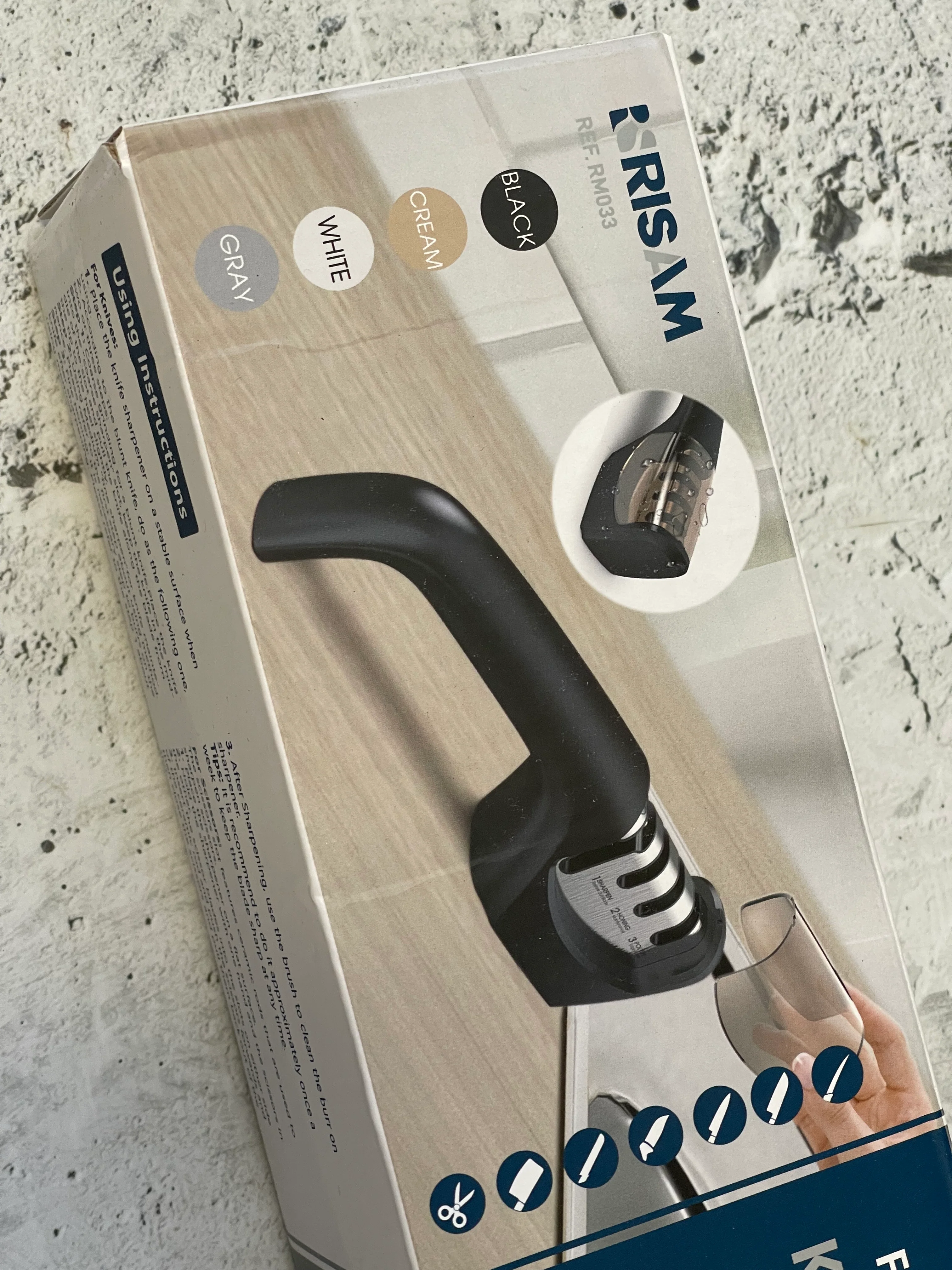 New Risan Four Stage 6 in 1 Kitchen Knife Sharpener - Image 2