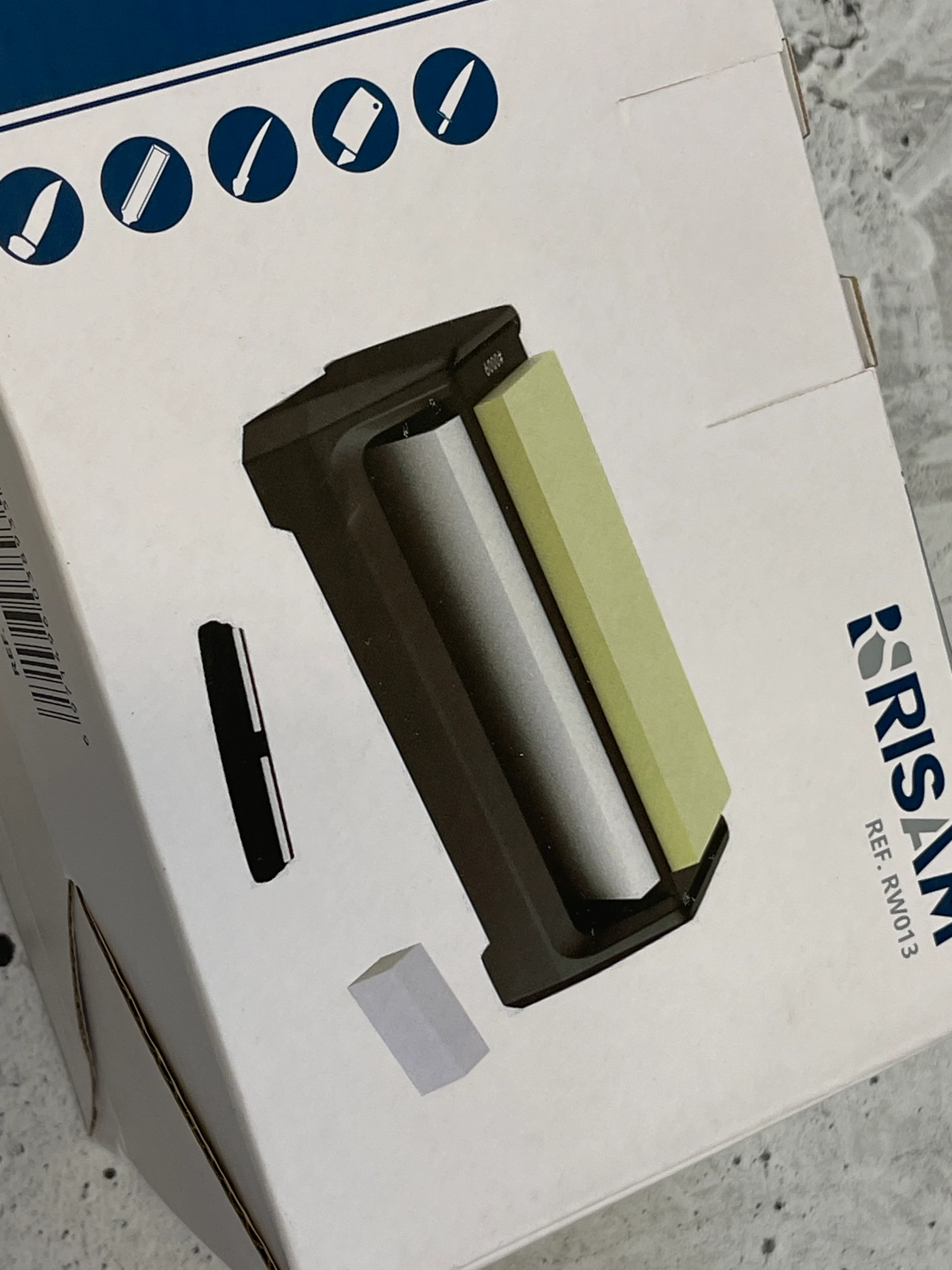 New Risan Three Sides Sharpening Stone With Base - Image 3