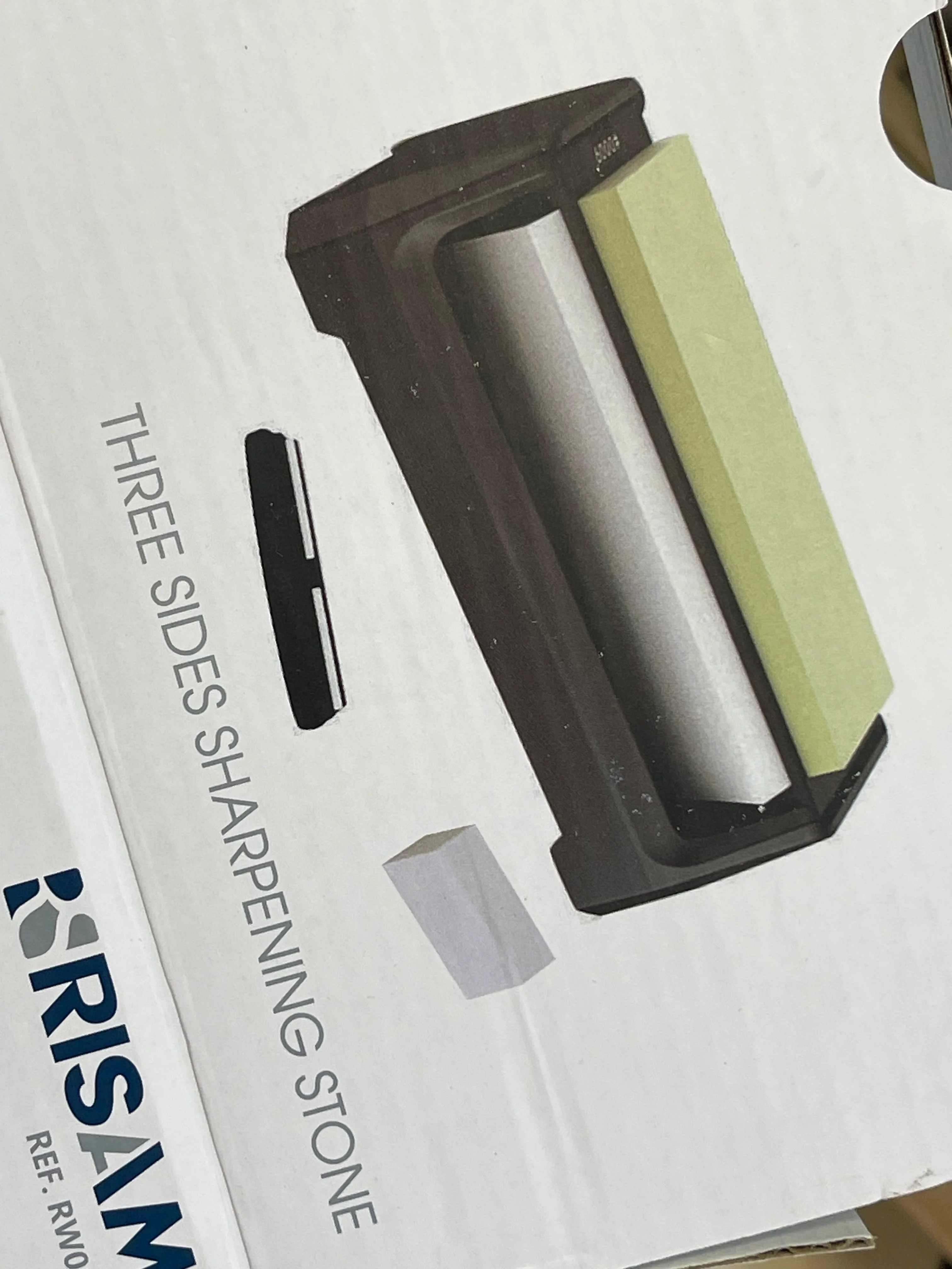New Risan Three Sides Sharpening Stone With Base - Image 5