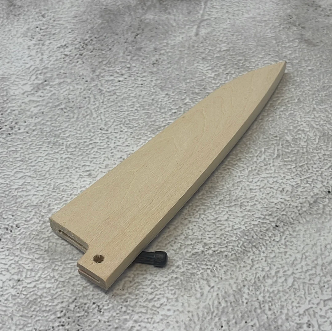 Petty 120mm Magnolia Saya Sheath with Plywood Pin - Image 5