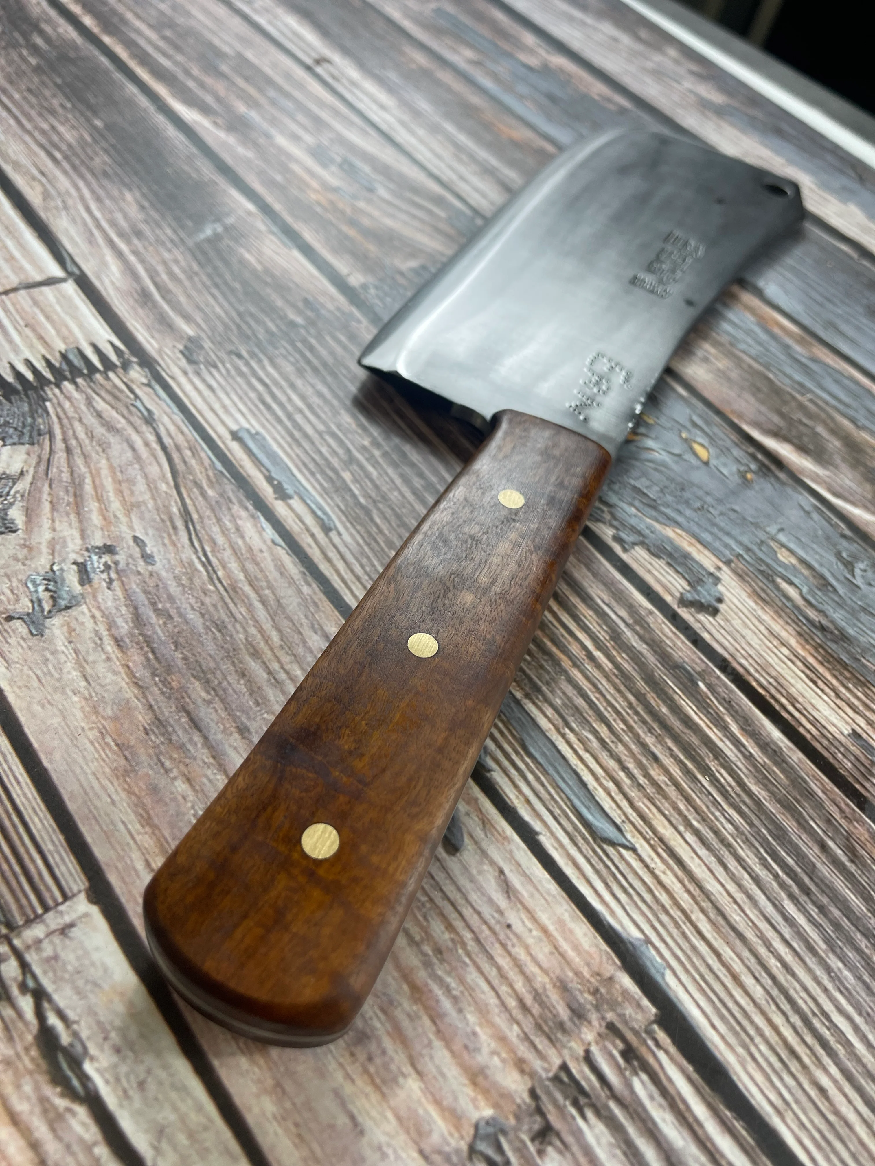 Premium Vintage Gustav Emil Ern Butcher Cleaver Knife 250mm Carbon Steel 🇩🇪 - Image 5